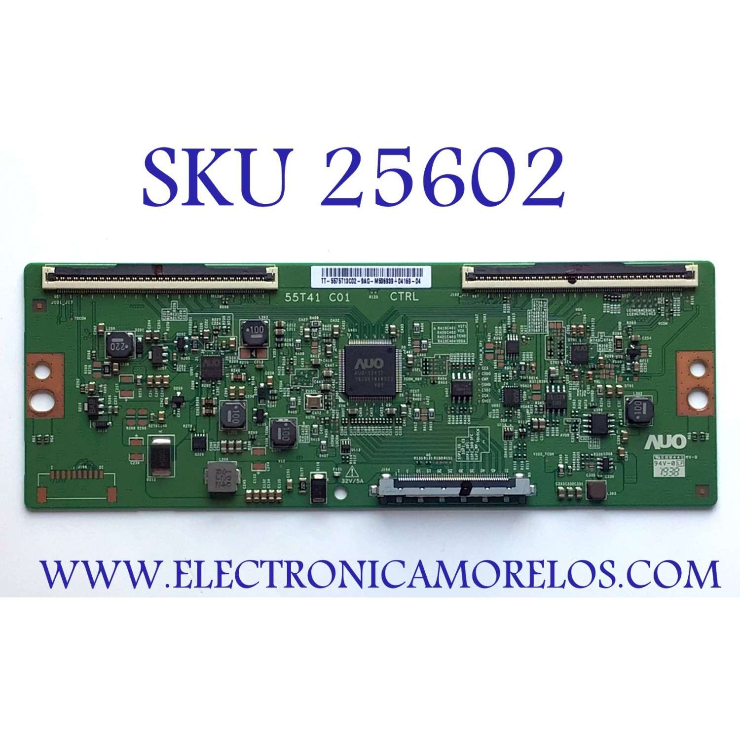 T-CON PARA TV SCEPTRE NUMERO DE PARTE 5575T13C02 / 55T41 C01 / TT-5575T13C02-9AG-M536939-04169-04 / PANEL DCT750QVN04.6 / MODELO N75