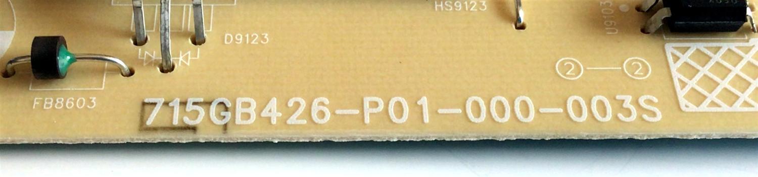 FUENTE PARA TV VIZIO QUANTUM 4K HDR SMART TV / NUMERO DE PARTE PLTVKY361XADU / 715GB426-P01-000-003S / (X)PLTVKY361XADU / PANEL TPT550WR-QVN10.U REV:SB0V / MODELO M55Q6-J01 / M55Q6-J01 LTCWG8 / M55Q6-J01 LTCWG8KX - Imagen 2
