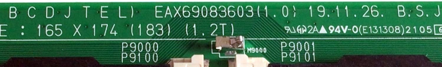 MAIN PARA TV LG ORIGINAL 4K UHD SMART TV / NUMERO DE PARTE EBT66458204 / EAX69083603 / EAX69083603(1.0) / 66458204 / PANEL NC550DQG-AAHX1 / DISPLAY LC550DQJ (SM)(A1) / MODELO 55UN6955ZUF / 55UN6955ZUF.BUSWLKR / 55UN69ZUF.BUSWLKR - Imagen 2