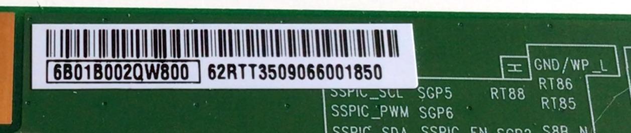 T-CON PARA TV SONY 4K UHD SMART TV / NUMERO DE PARTE / NUMERO DE 6B01B002QW800 / 6201B001DJ300 / 6B01B002QW800 52RTT3509066001850 / PANEL YD7S750DTD01 / MODELO XBR-75X940C / XBR75X940C - Imagen 3