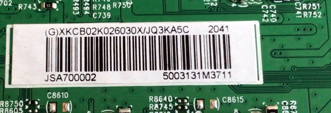 MAIN PARA TV VIZIO 4K HDR SMART TV / NUMERO DE PARTE XKCB02K026 / 756TXKCB02K026 / 715GA874-M0C-B00-004G / 715GA874-M0C-B00-004K / 756TXKCB02K0260 / PANEL TPT700B5-U1T01.D REV:S01BA / MODELO V705-H1 / V705-H1 LMXHZJ / V705-H1 LMXHZJLW - Imagen 3