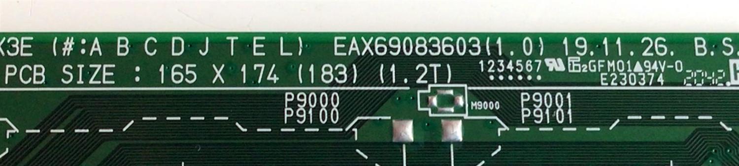 MAIN PARA TV LG 4K UHD SMART TV / NUMERO DE PARTE EBT66527907 / EAX69083603 / EAX69083603(1.0) / 66086801 / 31196731 / PANEL NC700DQE-VSHX / MODELO 70UN6950ZUA / 70UN6950ZUA.AUSMLKR - Imagen 3