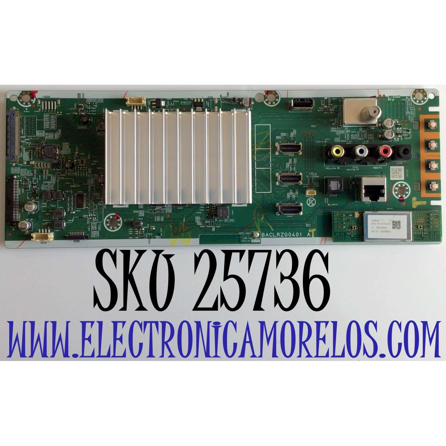 MAIN PARA TV PHILIPS / NUMERO DE PARTE ACLUV011 / ACLUVUT-50UX / BACLRZG0401 A / PANEL UCAU4XT / MODELO 50PFL5604/F7