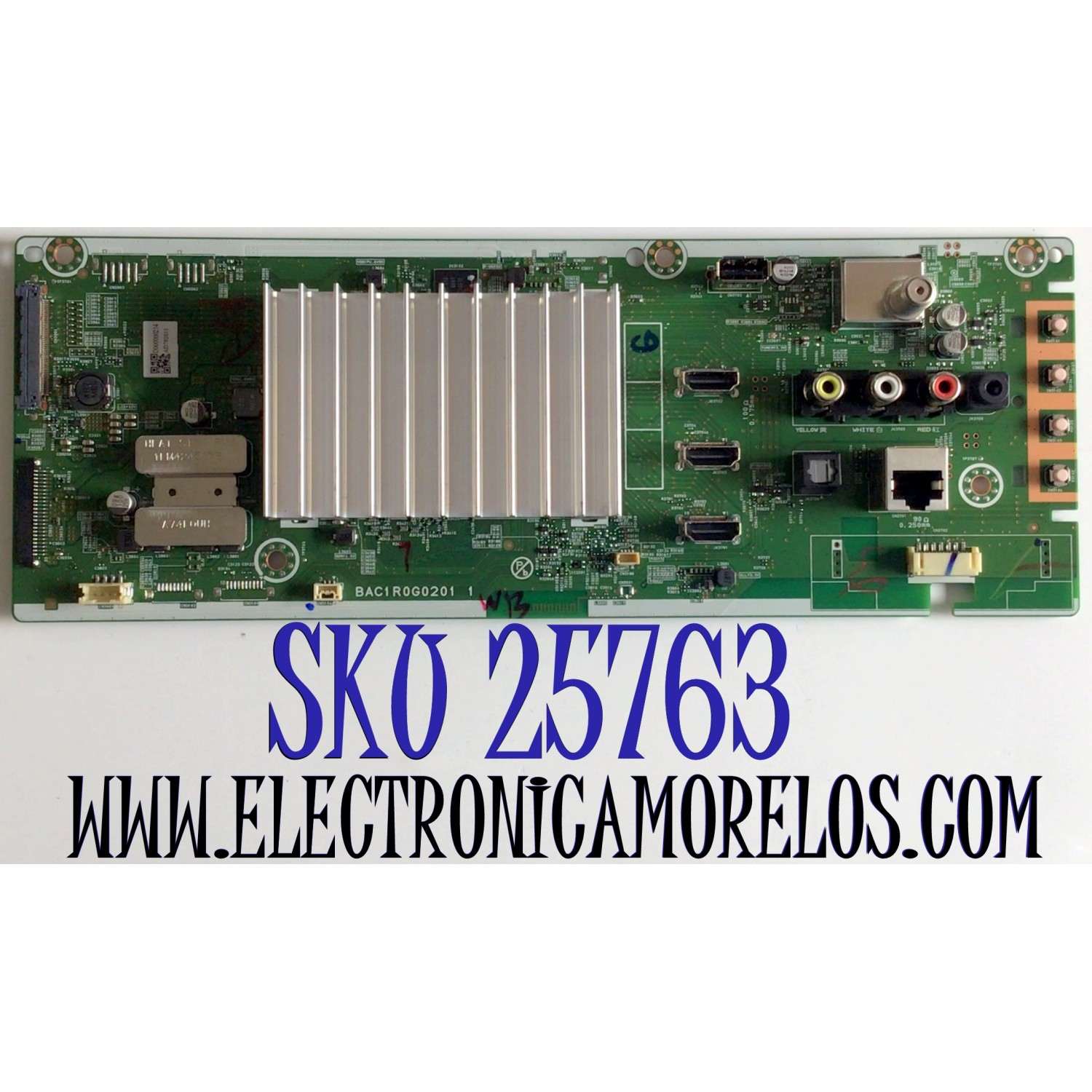 MAIN PARA TV PHILIPS 4K UHD (ANDROID) SMART TV / NUMERO DE PARTE AD792UB-75UB / AD792011 / BAC1R0G0201 1 / BAC1R0G02 01 1 / BAC1R0G02011 / PANEL BOEI750WQ1-N9D / MODELO 75PFL5704/F7