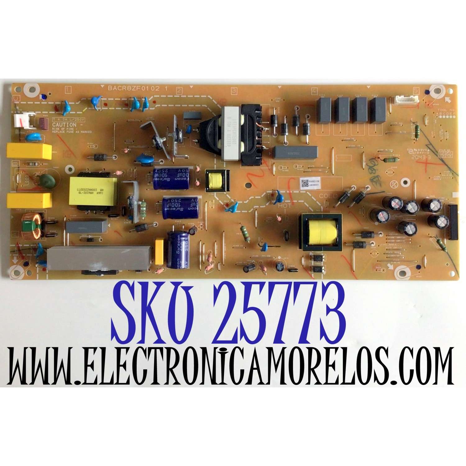 FUENTE DE PODER PARA TV PHILIPS 4K UHD (ANDROID) SMART TV / NUMERO DE PARTE ABG8E021 / BACR8ZF0102 1 / P000021106 / MODELO 65PFL5604/F7 / 65PFL5604/F7 A