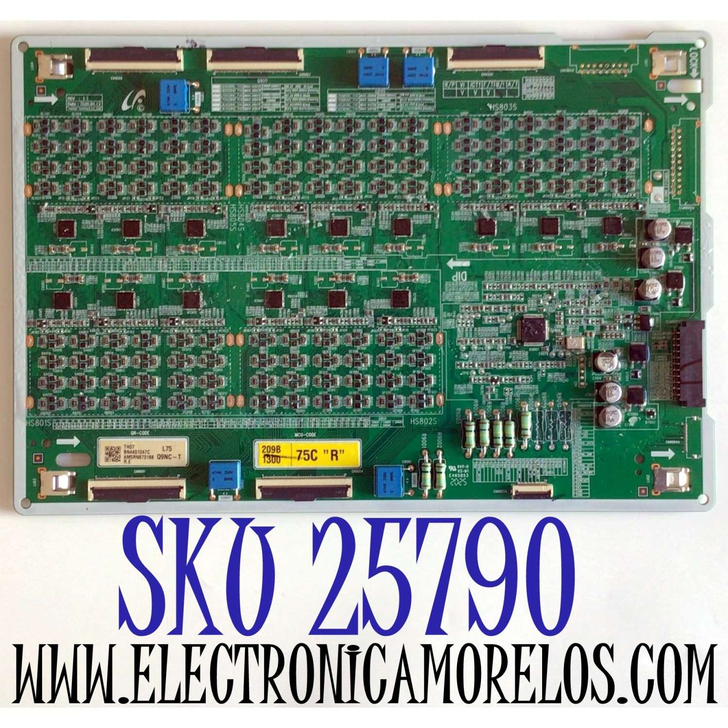LED DRIVER PARA TV SAMSUNG / NUMERO DE PARTE BN44-01047C / BN4401047C / L75SQ9NC_THS / PANEL CY-TT075JLAV6H / MODELO QN75Q900 / QN75Q900TSFXZA / QN75Q900TSFXZA AD04
