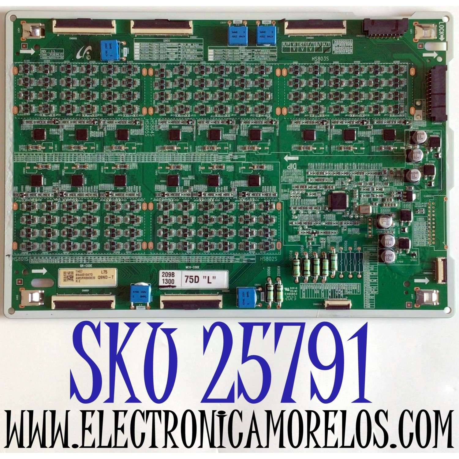 LED DRIVER PARA TV SAMSUNG / NUMERO DE PARTE BN44-01047D / BN4401047D / L75SQ9ND_THS / PANEL CY-TT075JLAV6H / MODELO QN75Q900 / QN75Q900TSFXZA / QN75Q900TSFXZA AD04