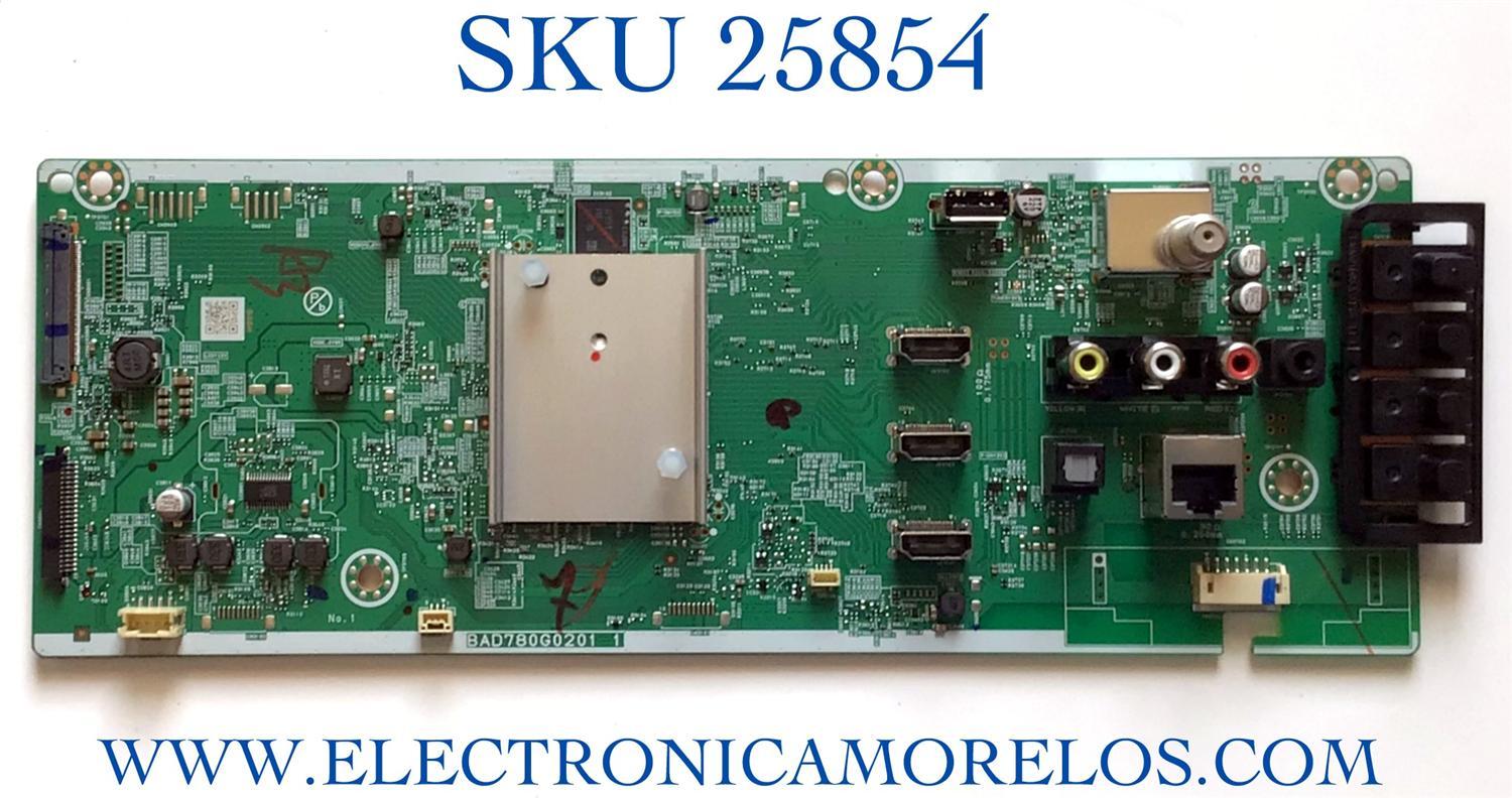 MAIN PARA TV PHILIPS NUMERO DE PARTE ABG8M011 / BAD8MUT-65UB / BAD780G0201 1 / PANEL UBF8BXT / MODELO 65PFL5604/F7 A