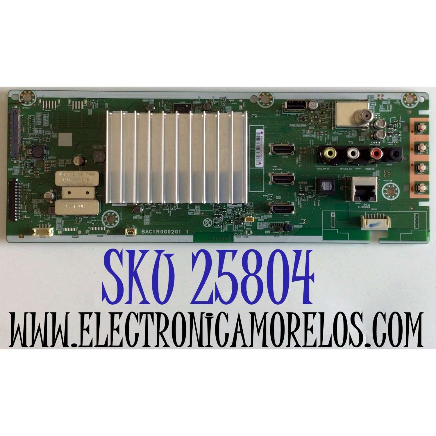 MAIN PARA TV PHILIPS 4K UHD SMART TV / NUMERO DE PARTE ABG80UA-65US / BAC1R0G0201 1 / BAC1R0G02011 / MODELO 65PFL560/F7 / 65PFL560/F7 A