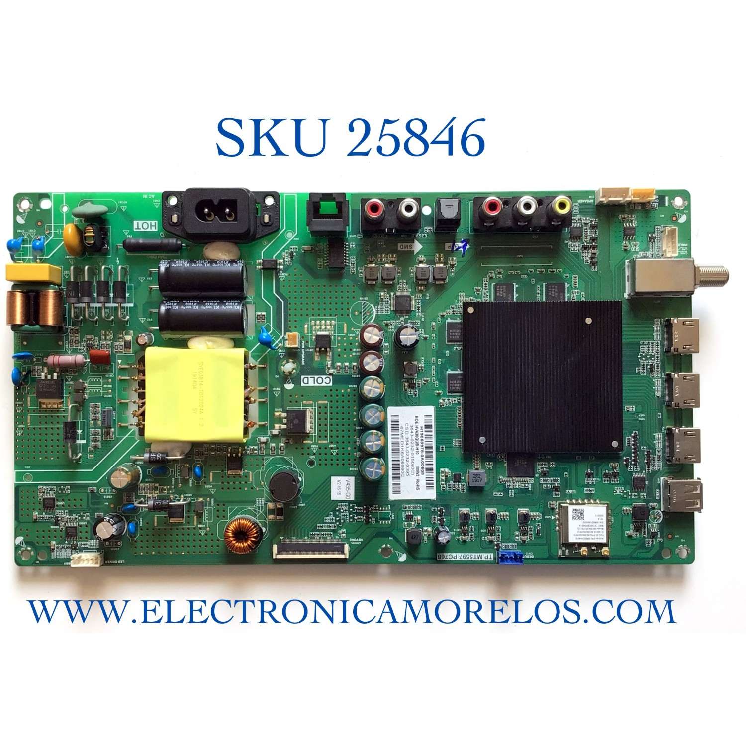 MAIN FUENTE (COMBO) PARA TV VIZIO / NUMERO DE PARTE 3643-0232-0150 / TP.MT5597.PC768 / 3643-0232-0150(0C) / 3643-0232-0395 / DISPLAY HV430QUB-H10 / MODELOS V435-G0 / V435-G0 LAUFQE / V435-G0 LAUFQELV / V435-G0 LAUFQEKV