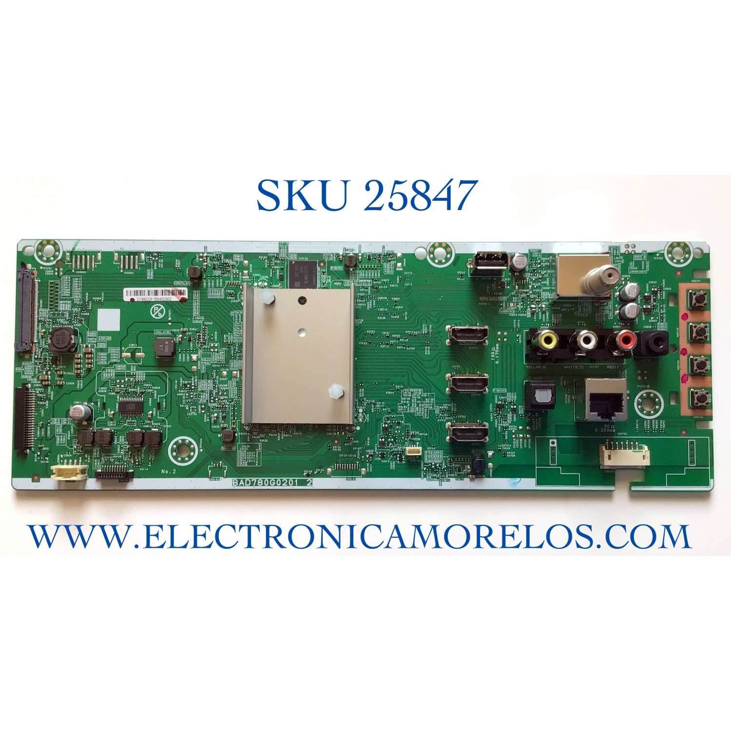 MAIN PARA TV PHILIPS NUMERO DE PARTE AD188UA-65US / BAD780G0201 2 / MODELO 65PFL5766/F7