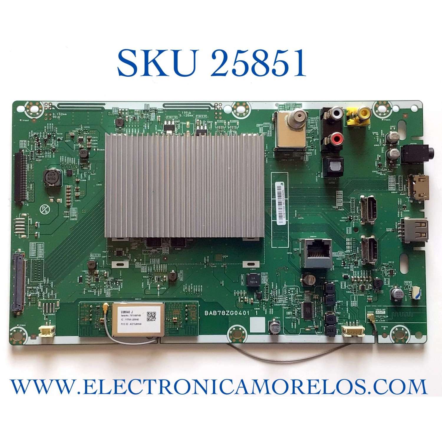 MAIN PARA TV PHILIPS NUMERO DE PARTE AB78TUA-65UL / BAB78ZG0401 1 / B78TD0F907200605 / MODELO 65PFL5604/F7