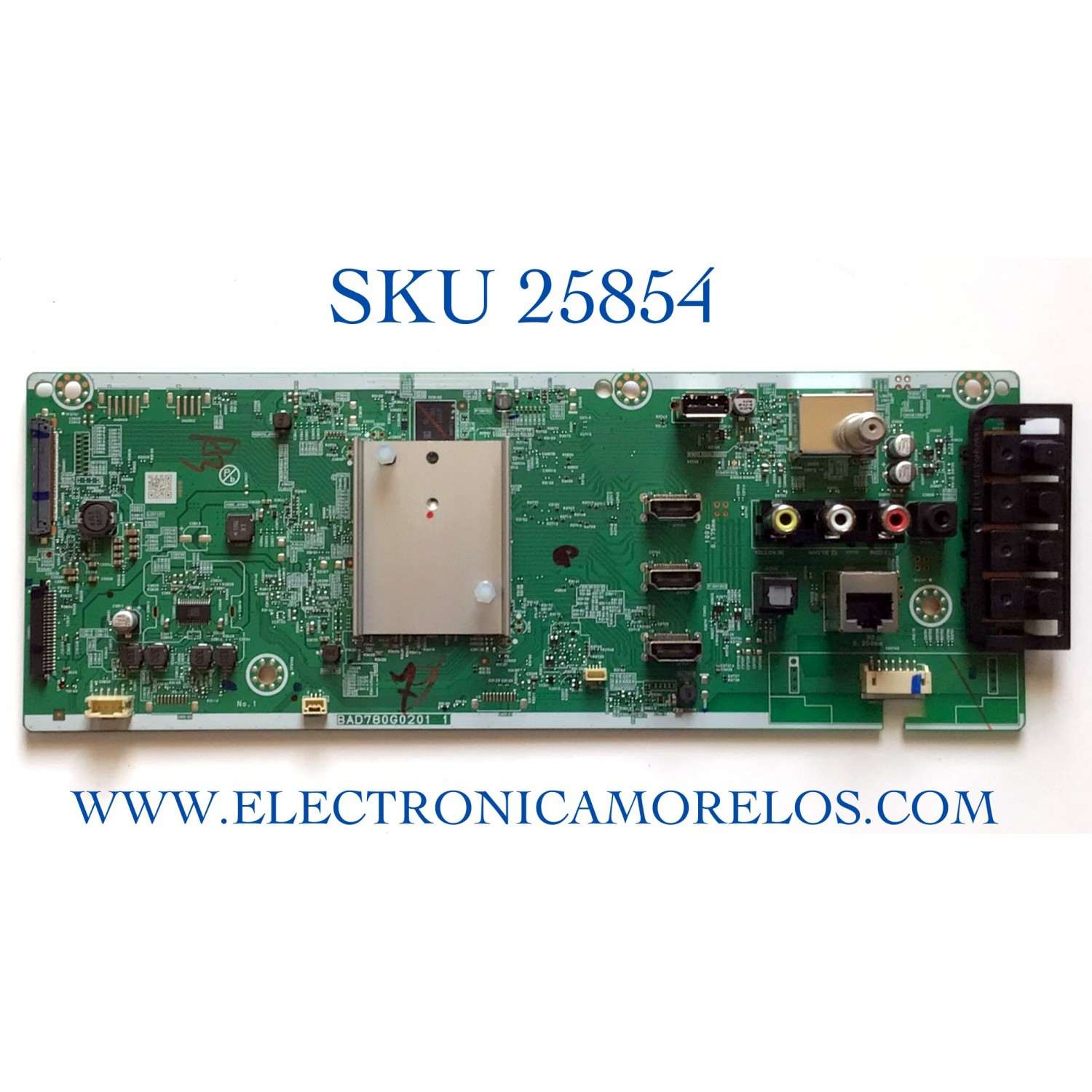 MAIN PARA TV PHILIPS NUMERO DE PARTE ABG8M011 / BAD8MUT-65UB / BAD780G0201 1 / PANEL UBF8BXT / MODELO 65PFL5604/F7 A