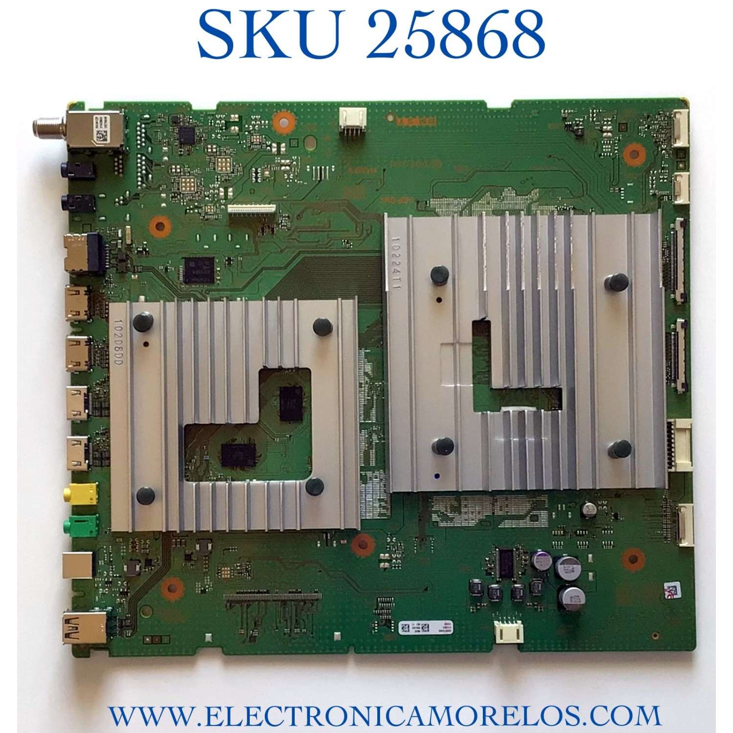 MAIN ORIGINAL PARA TV SONY NUMERO DE PARTE A-5027-249-A / 1-010-115-21 / A5027249A / PANEL YDM055DCS11 / NUMERO DE DISPLAY UT-5550T39S12 / MODELO XR-55X90J