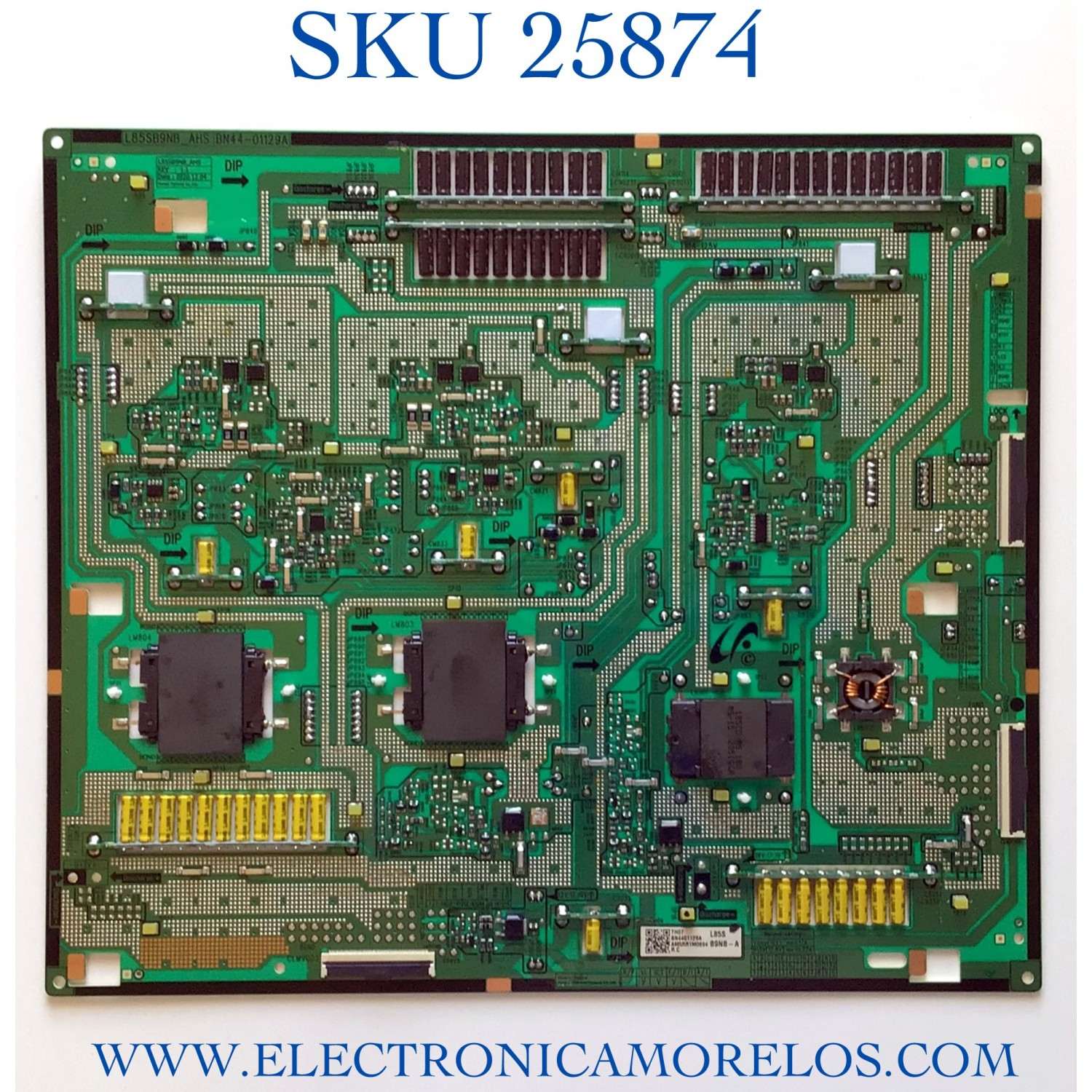 FUENTE DE PODER PARA TV SAMSUNG QLED NEO 8K / NUMERO DE PARTE BN44-01129A / BN4401129A / L85SB9NB_AHS / PANEL CY-TA085JMAV1H / DISPLAY BN96-52443A / BN9652443A / MODELO QN85QN800 / QN85QN800AFXZA / QN85QN800AFXZA AA01