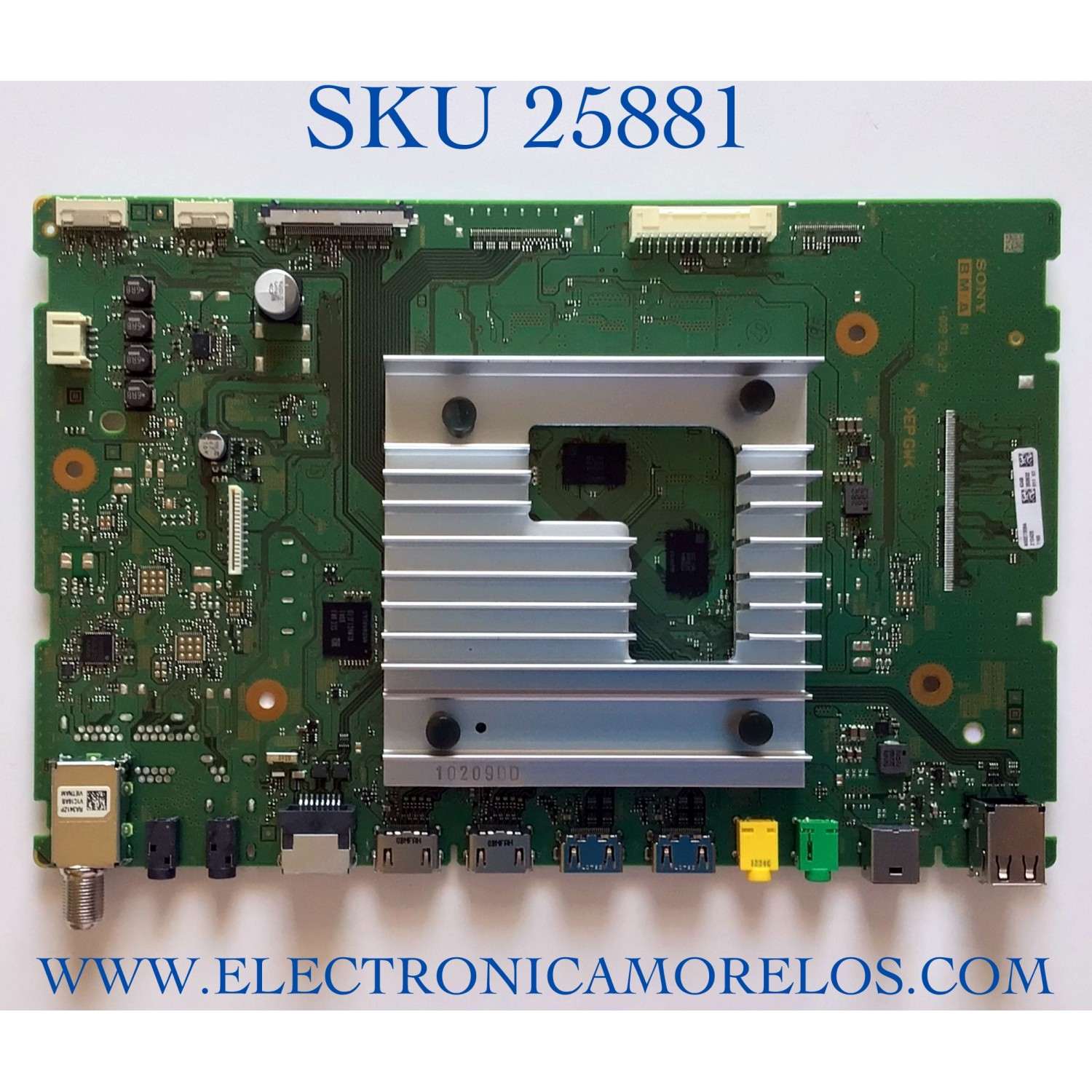 MAIN PARA TV SONY NUMERO DE PARTE A5027308A / 1-009-724-21 / PANEL YSBM065CNO11 / NUMERO DE DISPLAY HV650QUB-N9L / MODELO KD-65X80J