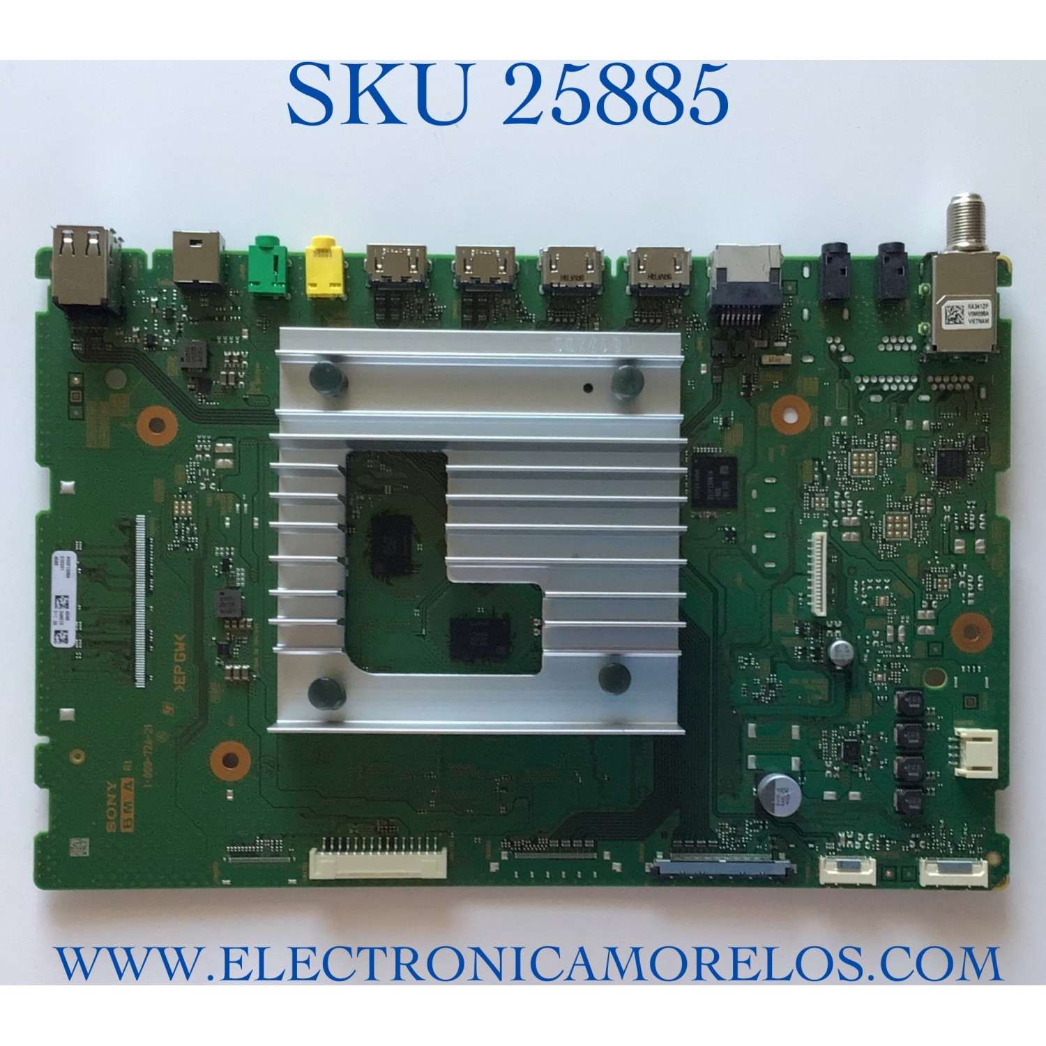 MAIN PARA TV SONY BRAVIA 4K·UHD·HDR ((GOOGLE TV)) / NUMERO DE PARTE A5027308A 434 / A-5027-308-A 434 / 1-009-724-21 / PANEL YSBM050CNU11 / DISPLAY T500QVN04.2 / MODELO KD-50X80J / KD50X80J