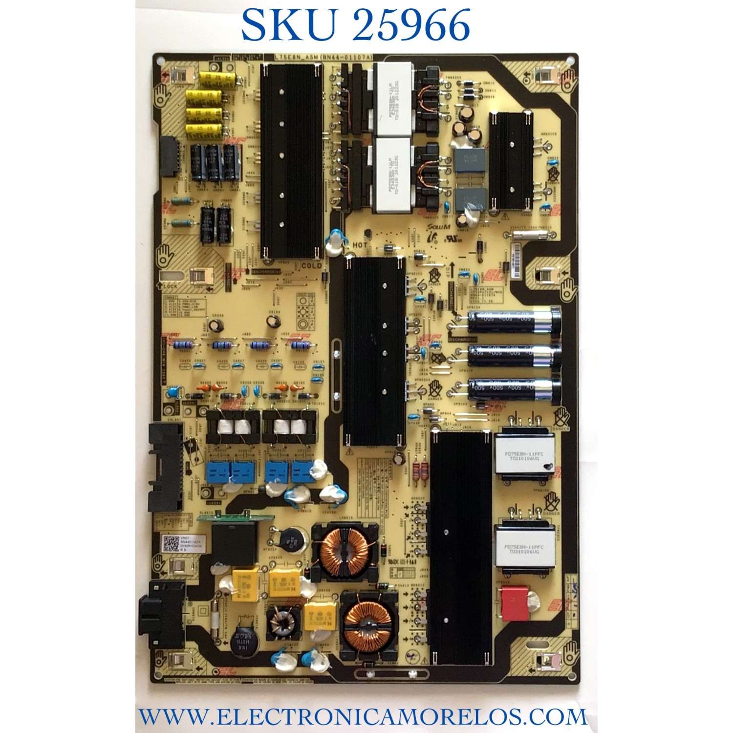 FUENTE PARA TV SAMSUNG NUMERO DE PARTE BN44-01107A / L75E8N_ASM / BN4401107A / MODELO QN75Q7DAAFXZA / QN75Q70AAFXZA