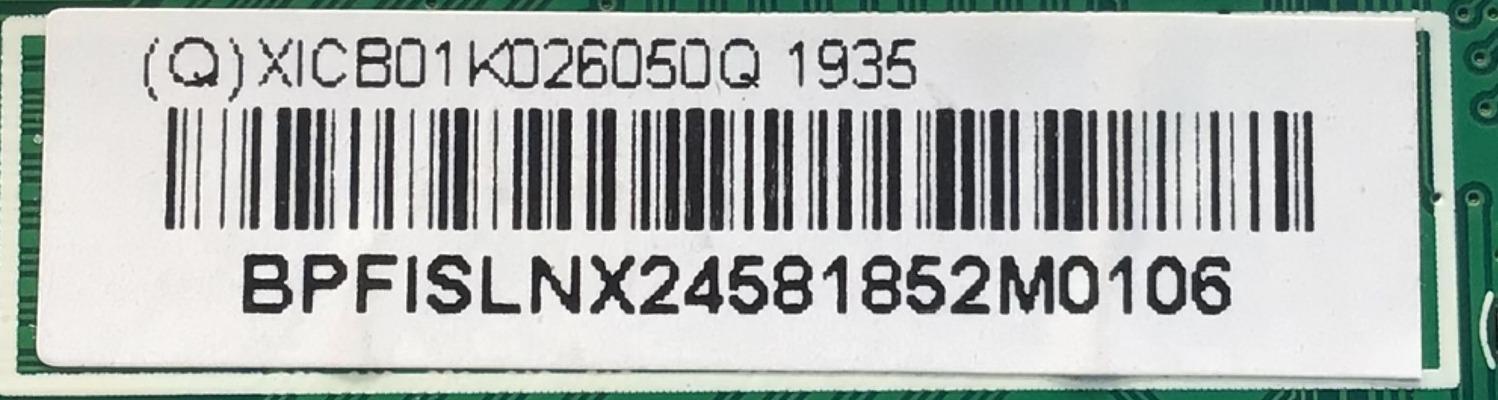 MAIN PARA TV NEC NUMERO DE PARTE XICB01K026 / 715G9663-M01-000-005K / (Q)XICB01K026050Q / TPT500U1-QVN03.U REV:S5B0AG / MODELO E507Q - Imagen 2