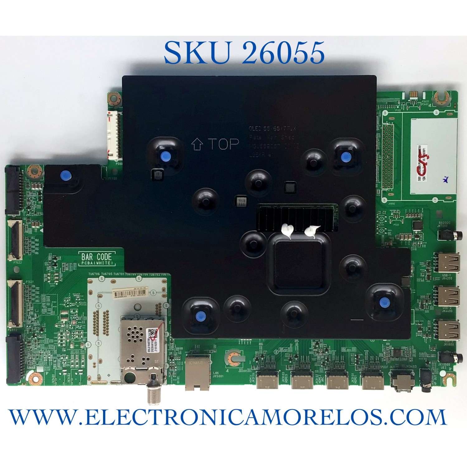 MAIN PARA TV LG OLED EVO 4K·UHD·HDR / NUMERO DE PARTE EBT66646701 / EAX69517302 / EAX69774601 / 66646701 / EAX69517302(1.1) / PANEL AC550AQL / MODELO OLED55G1PUA / OLED55G1PUA.DUSPLJR