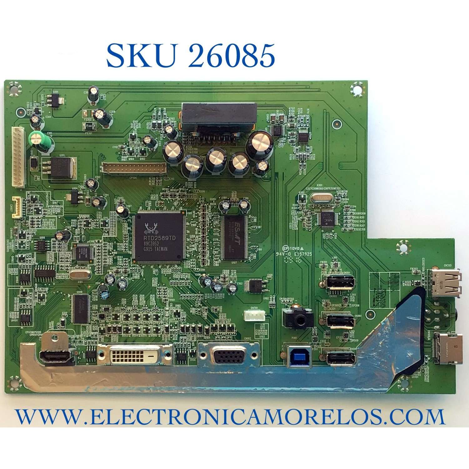 MAIN PARA TV VIZIO NUMERO DE PARTE 791781300501R / 491591300100R / ILIF-094 / PANEL M260J3-L01 / MODELO LP2626