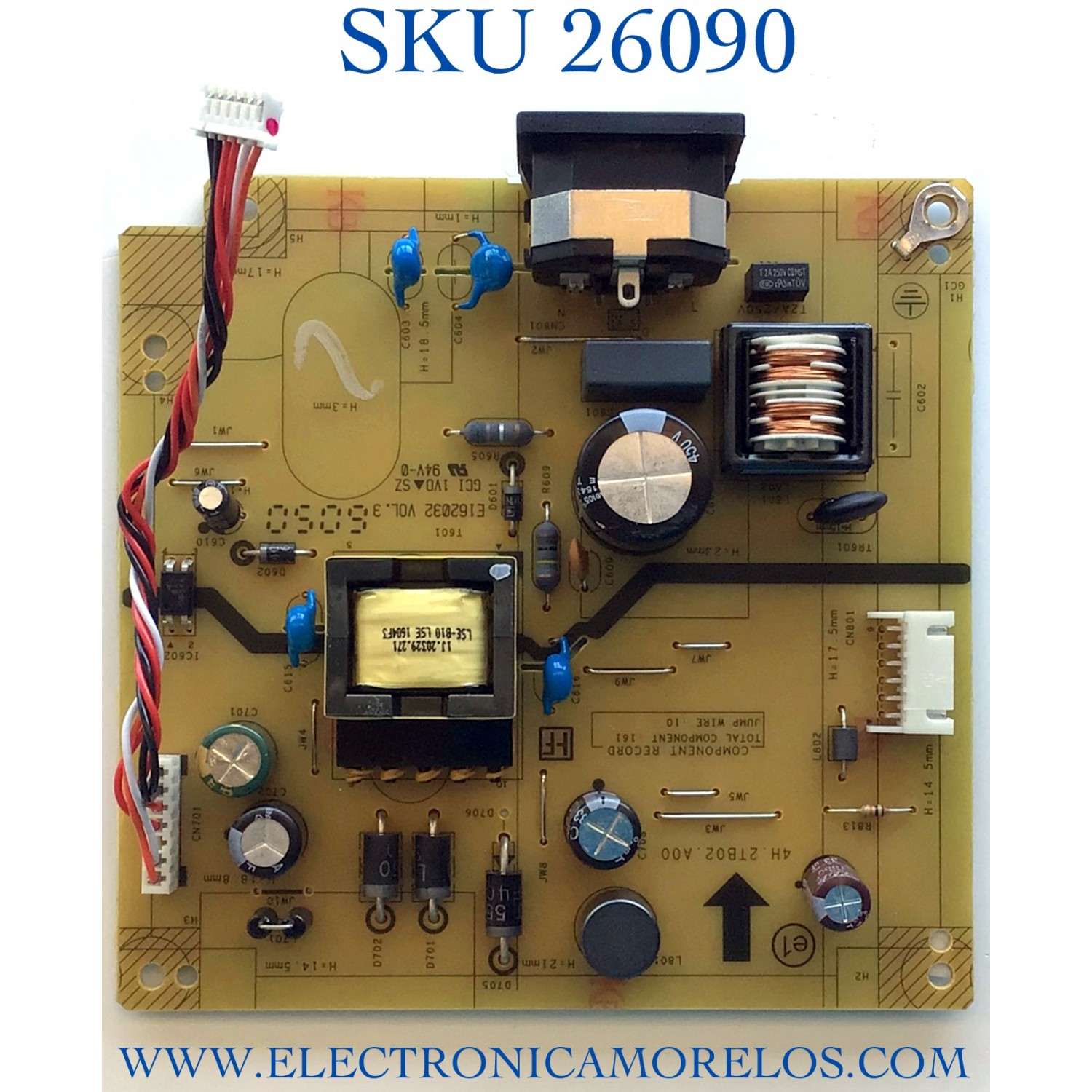 FUENTE PARA MONITOR DELL NUMERO DE PARTE 4H.2TB02.A00 / M240HTN01.2 / MODELO E2416HB