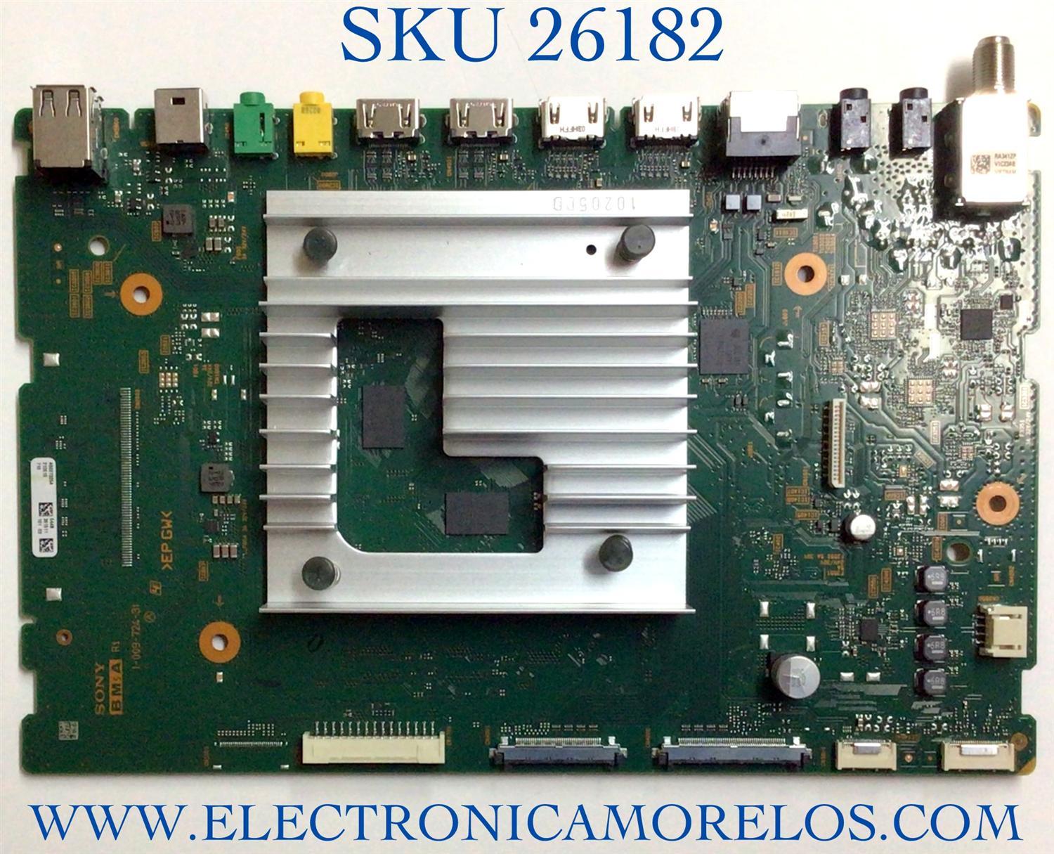 MAIN PARA TV SONY NUMERO DE PARTE A-5027-325-A / 1-009-724-31 / A5027325A / PANEL YDBM050CCU11 / DISPLAY T500QVN04.4 / MODELO KD-50X85J / KD50X85J