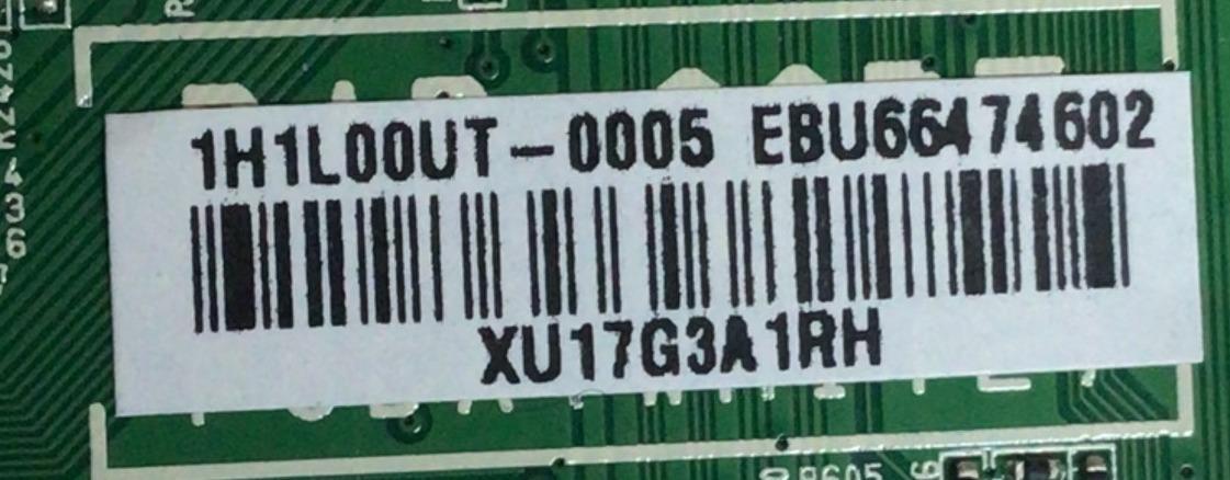 MAIN PARA TV LG NUMERO DE PARTE EBU66474602 / EAX69487906 / EAX69581701 (1.1) / 1H1L00UT-0005 / XU17G3A1RH / PANEL NC500TQG-AAKH1 / DISPLAY LC500DQC (SP) (A1) / MODELO 50UP8000PUR.BUSYLJM / 50UP8000PUR - Imagen 2