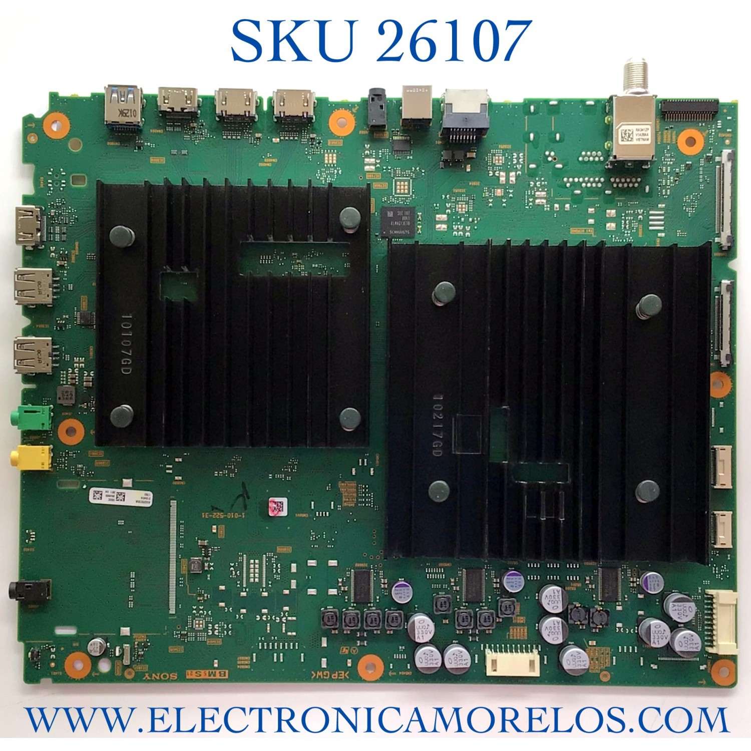 MAIN PARA TV SONY BRAVIA 4K·UHD·HDR / NUMERO DE PARTE A5026230A 550 / 1-010-522-31 / A-5026-230-A 550 / 101052231 / PANEL LE770AQP (AP)(A1) / MODELO XR-77A80J / XR77A80J