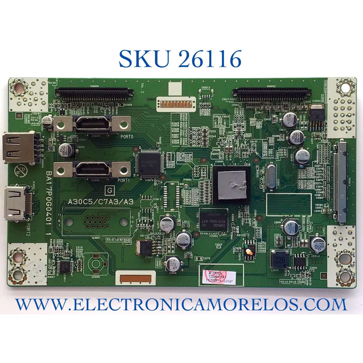 MAIN PARA TV SYLVANIA NUMERO DE PARTE A17P2UH / BA17P0G0401 1 / PANEL LTA400HM09 / MODELO LC401SS2