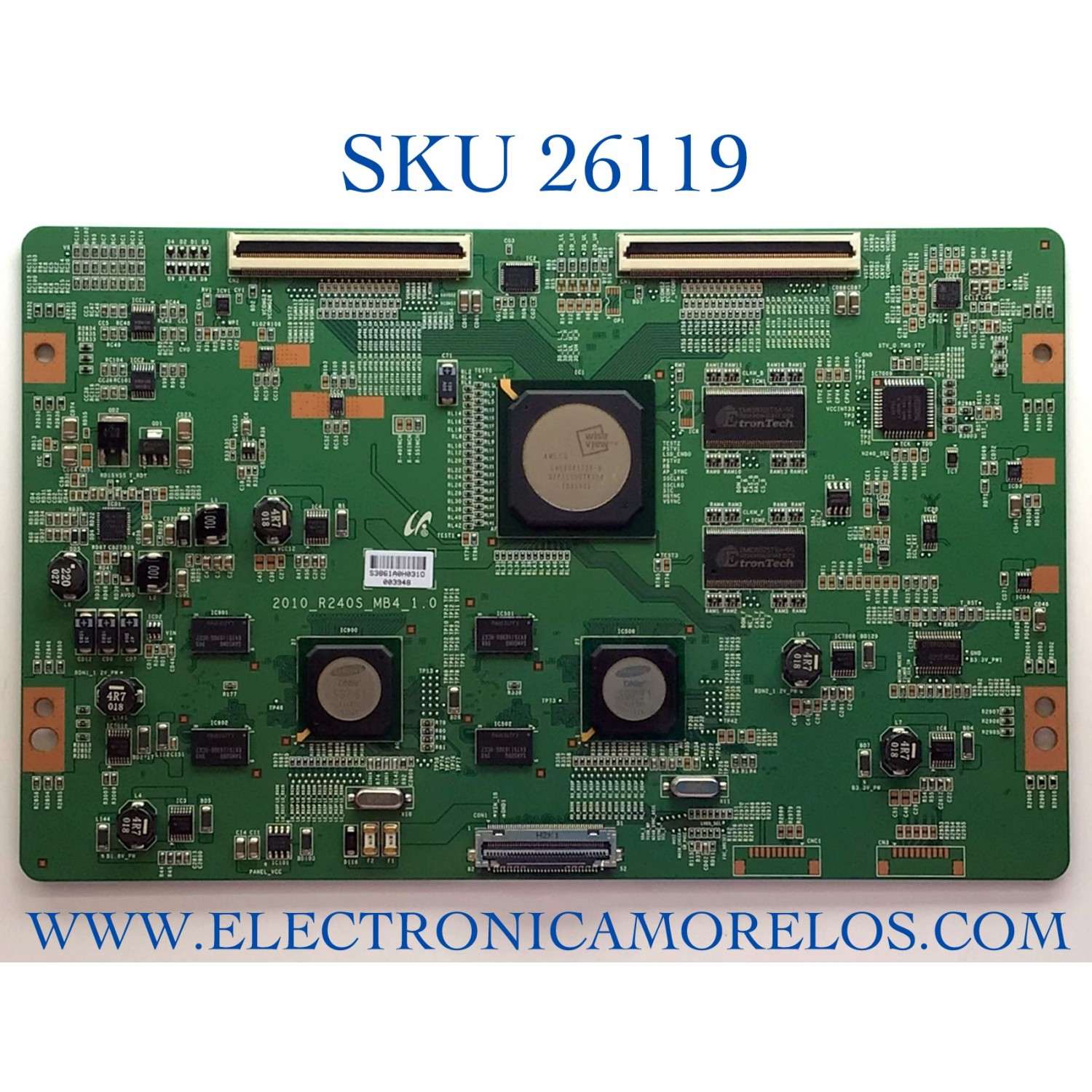 T-CON PARA TV SAMSUNG NUMERO DE PARTE LJ94-03861A / 2010_R240S_MB4_1.0 / 3861A / MODELO UN55C7000WFXZA