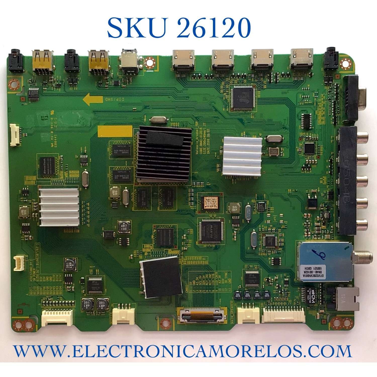 MAIN PARA TV SAMSUNG NUMERO DE PARTE BN41-01351B / BN97-04029M / MODELO PN50C8000YFXZA / PN50C8000YF / PN50C8000