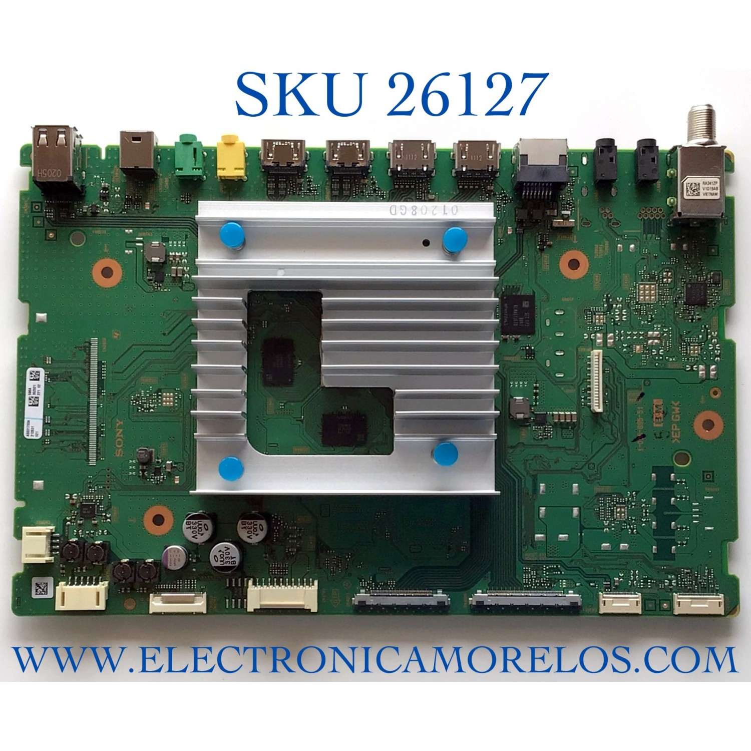 MAIN PARA TV SONY BRAVIA 4K·UHD·HDR ((GOOGLE TV)) / NUMERO DE PARTE A5031793A 596 / 1-006-895-51 / 100689551 / A-5031-793-A 596 / PANEL YDBO085DNU11 / DISPLAY T850QVN03.G / MODELO KD-85X91CJ / KD85X91CJ