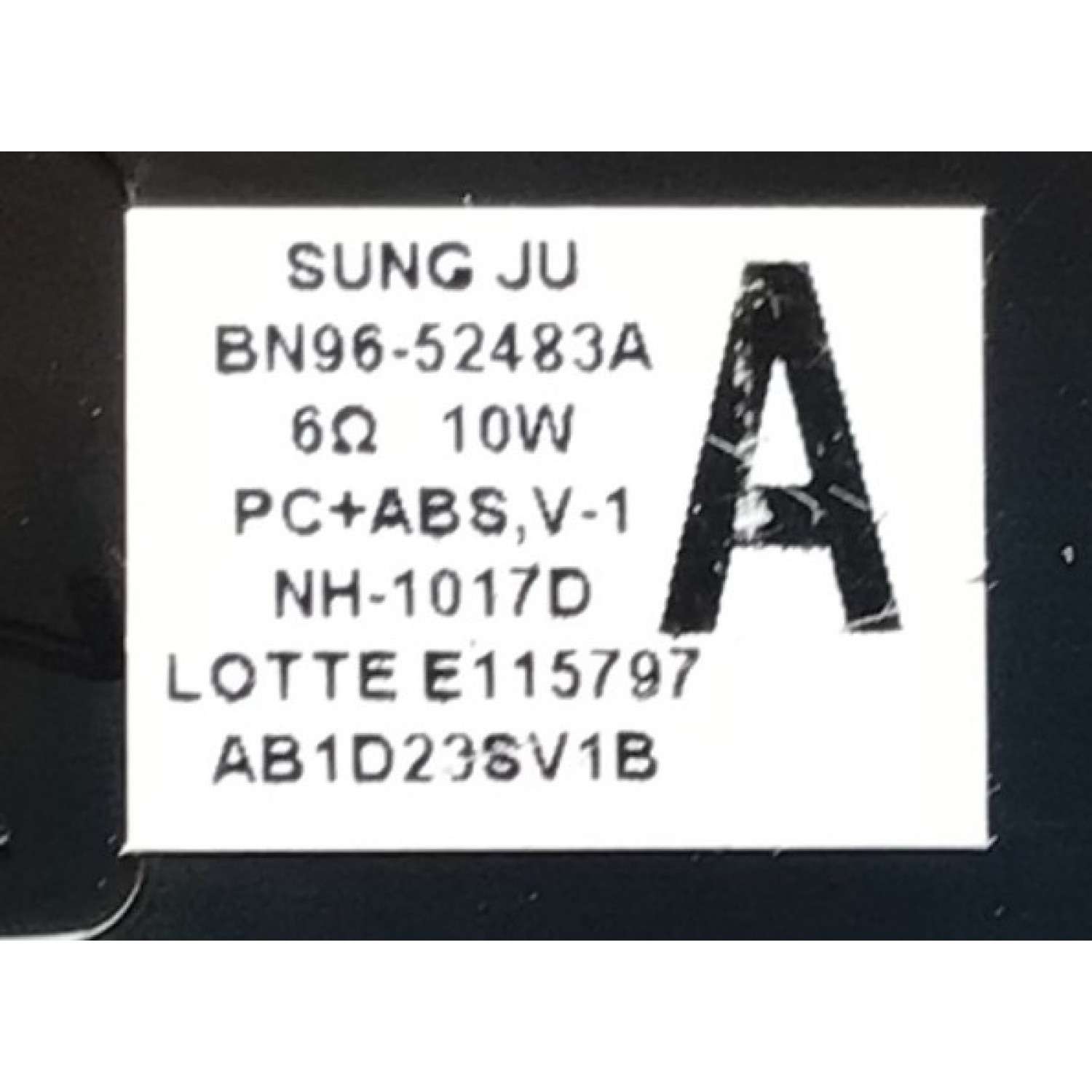KIT DE BOCINAS ORIGINAL PARA TV SAMSUNG 2 PIEZAS / NUMERO DE PARTE BN96-52483A / BN63-19305A / BN63-19307A / MODELO UN65AU8000FXZA AU01 / UN65AU8000FXZA - Imagen 2