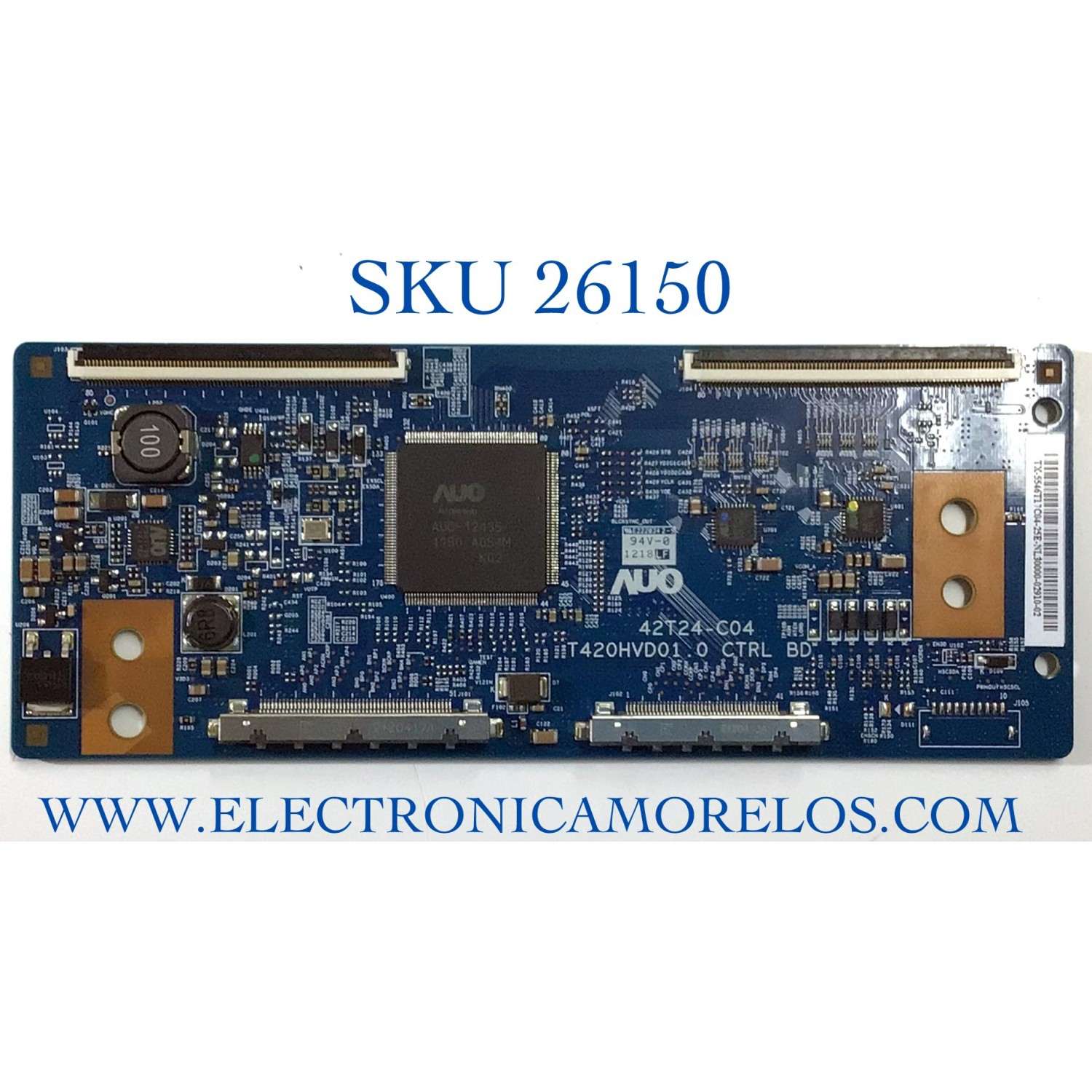 T-CON PARA TV INSIGNIA NUMERO DE PARTE 55.46T17.C04 / T420HVD01.0 / 42T24-C04 / 5546T17C04 / PANEL T460HVN03.1 / MODELO NS-46E480A13