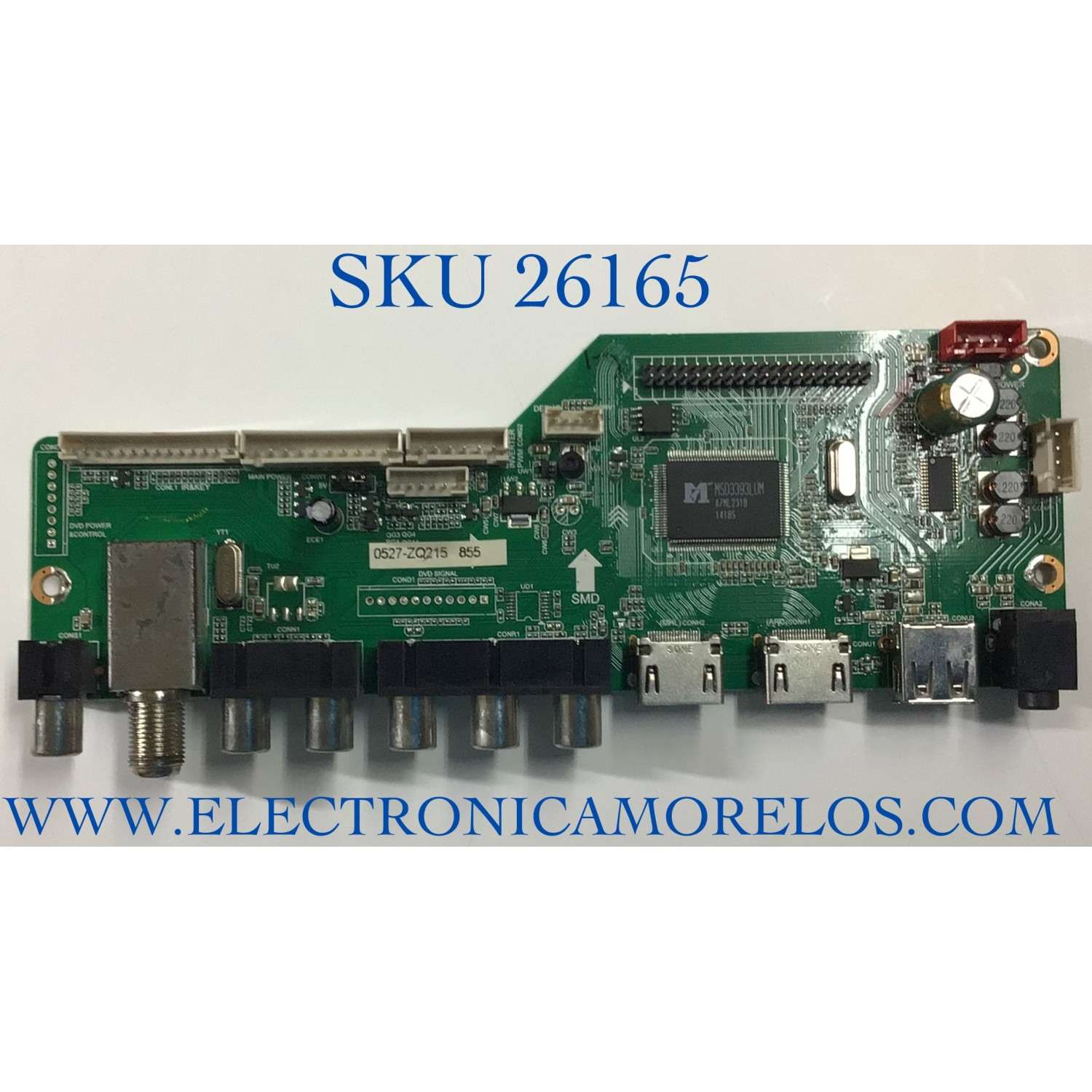 MAIN PARA TV RCA NUMERO DE PARTEMK-RE01-140527 / LD.M3393.B / 55120RE01M3393LNA35-C2 / PANEL T550HVD02 / MODELO LED55C55R120Q
