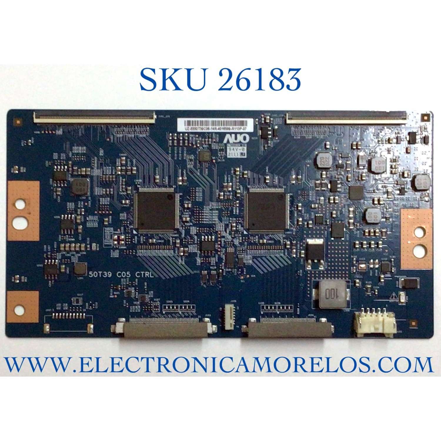 T-CON PARA TV SONY NUMERO DE PARTE 55.50T39.C06 / 50T39 05 CTRL / 5550T39C06 / PANEL YDBM050CCU11 / DISPLAY T500QVN04.4 / MODELO KD-50X85J / KD50X85J