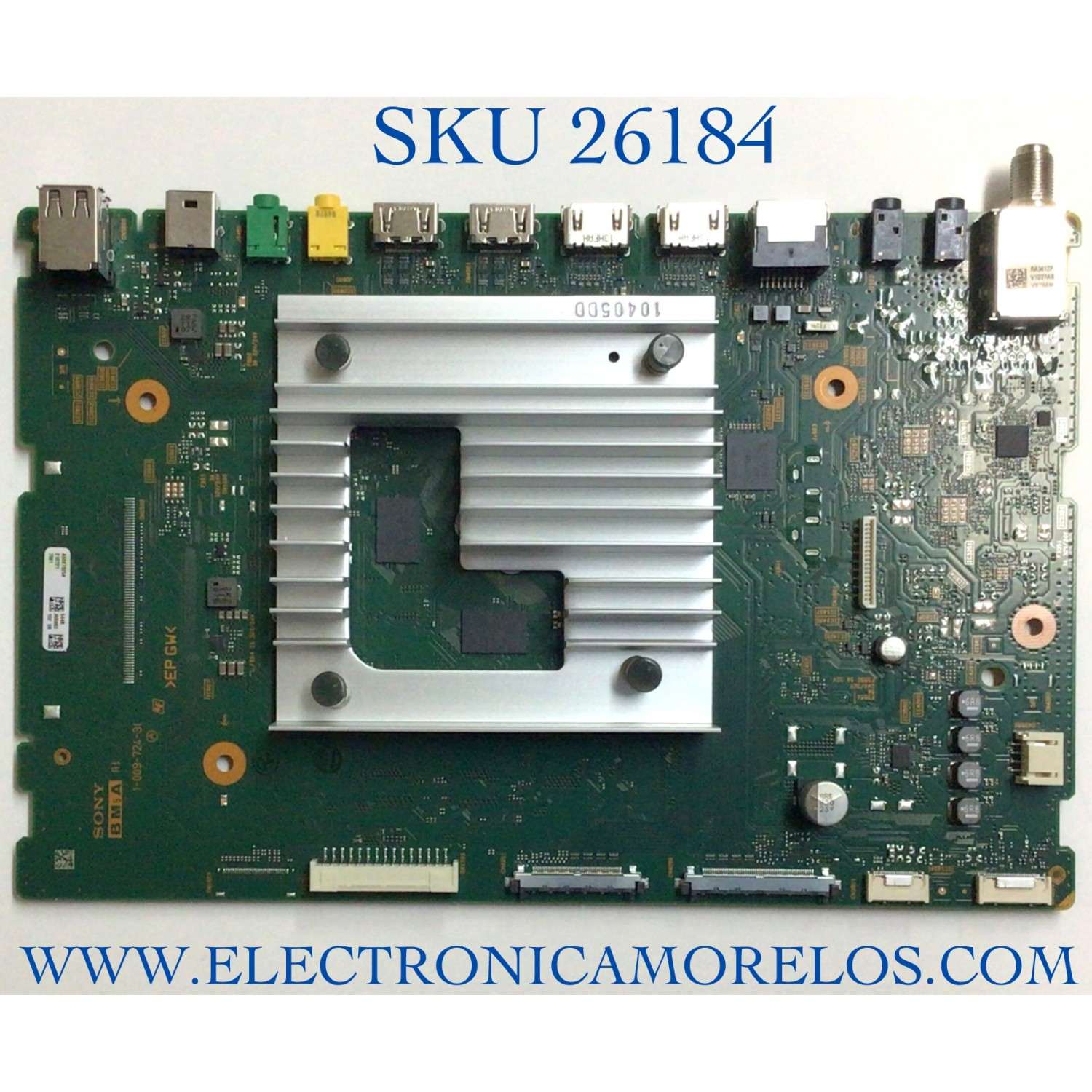 MAIN PARA TV SONY SMART TV / NUMERO DE PARTE A-5027-325-A / 1-009-724-31 / A5027325A / A-5027-325-A 544 / A5027325A 544 / PANEL YDBM043CCU11 / DISPLAY T430QVN03.H / MODELO KD-43X85J / KD43X85J