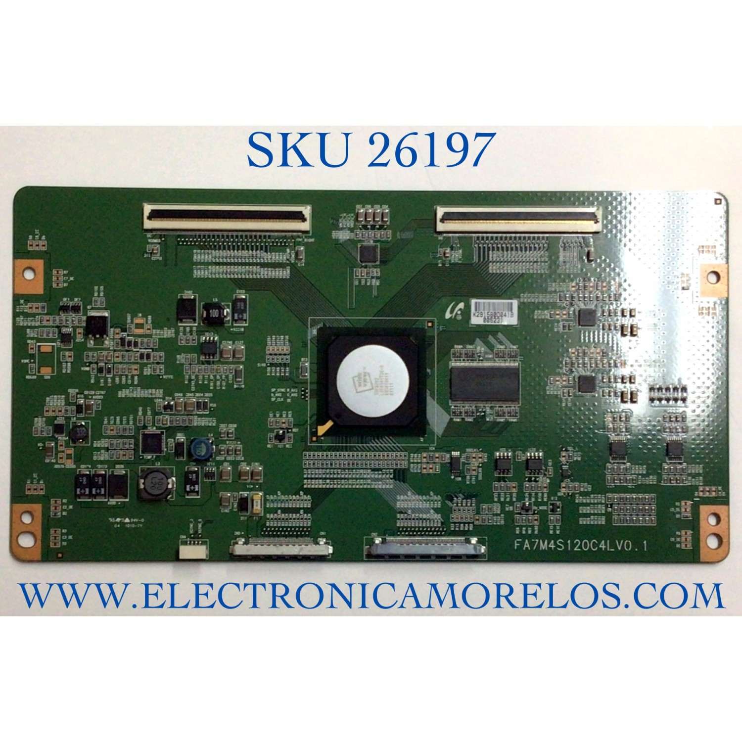 T-CON PARA TV NUVISION NUMERO DE PARTE LJ94-2915B / FA7M4S120C4LV0.1 / 2915B / PANEL LTA400HF05 / MODELO NVU40FX5LS
