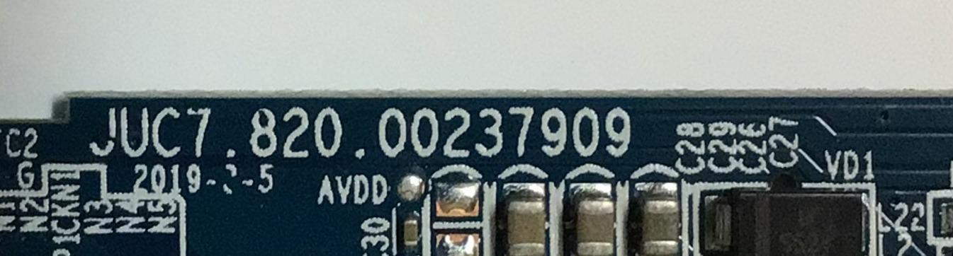 T-CON PARA TV ONN NUMERO DE PARTE JUC7.820.00237909 / JUC7.820.00237909 / E479849 / 99V01DQT063610 / PANEL C320Y19-D6 / MODELO 100012589 - Imagen 2