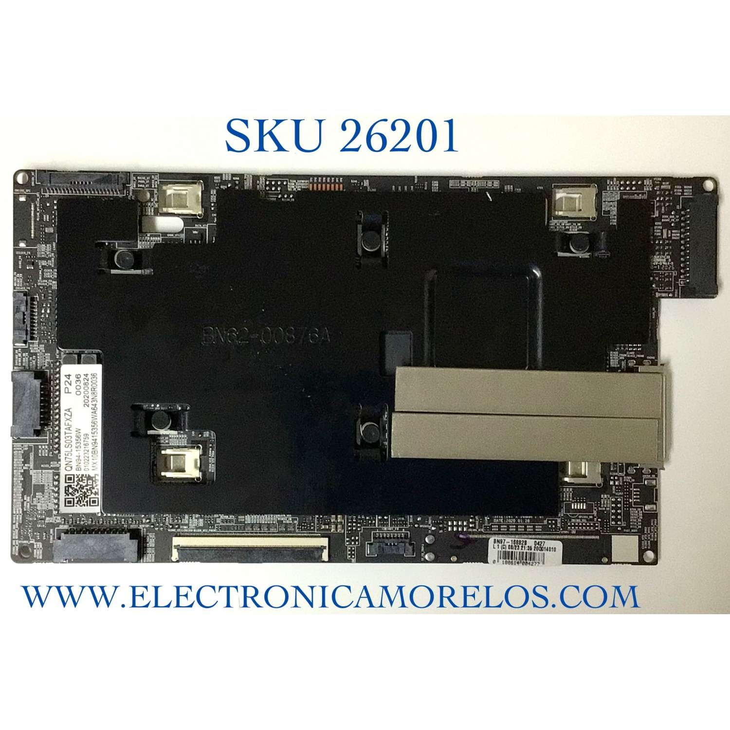 MAIN PARA TV SAMSUNG NUMERO DE PARTE BN94-15356W / BN41-02754B / BN97-16882B / PANEL CY-RT075FGHVAH / MODELO QN75LS03TAFXZA CA02 / QN75LS03TAFXZA / QN75LS03TAF