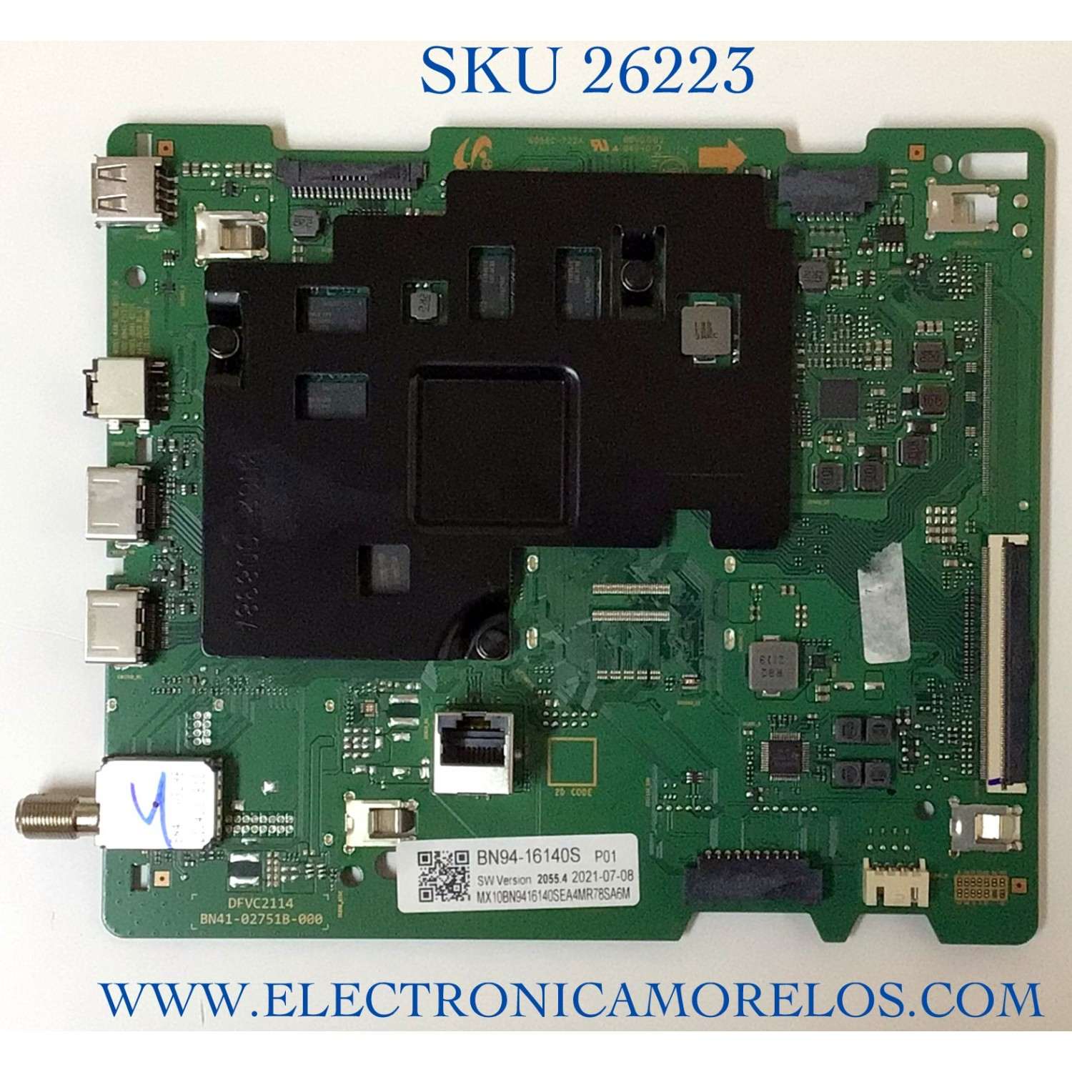 MAIN PARA TV SAMSUNG 4K·UHD·HDR / NUMERO DE PARTE BN94-16140S /  02751B / BN97-17445D / BN9416140S / PANEL CY-BT060HGSV1H / MODELOS UN60TU700D / UN60TU700DFXZA UA01 / UN60TU7000 / UN60TU7000FXZA UA01
