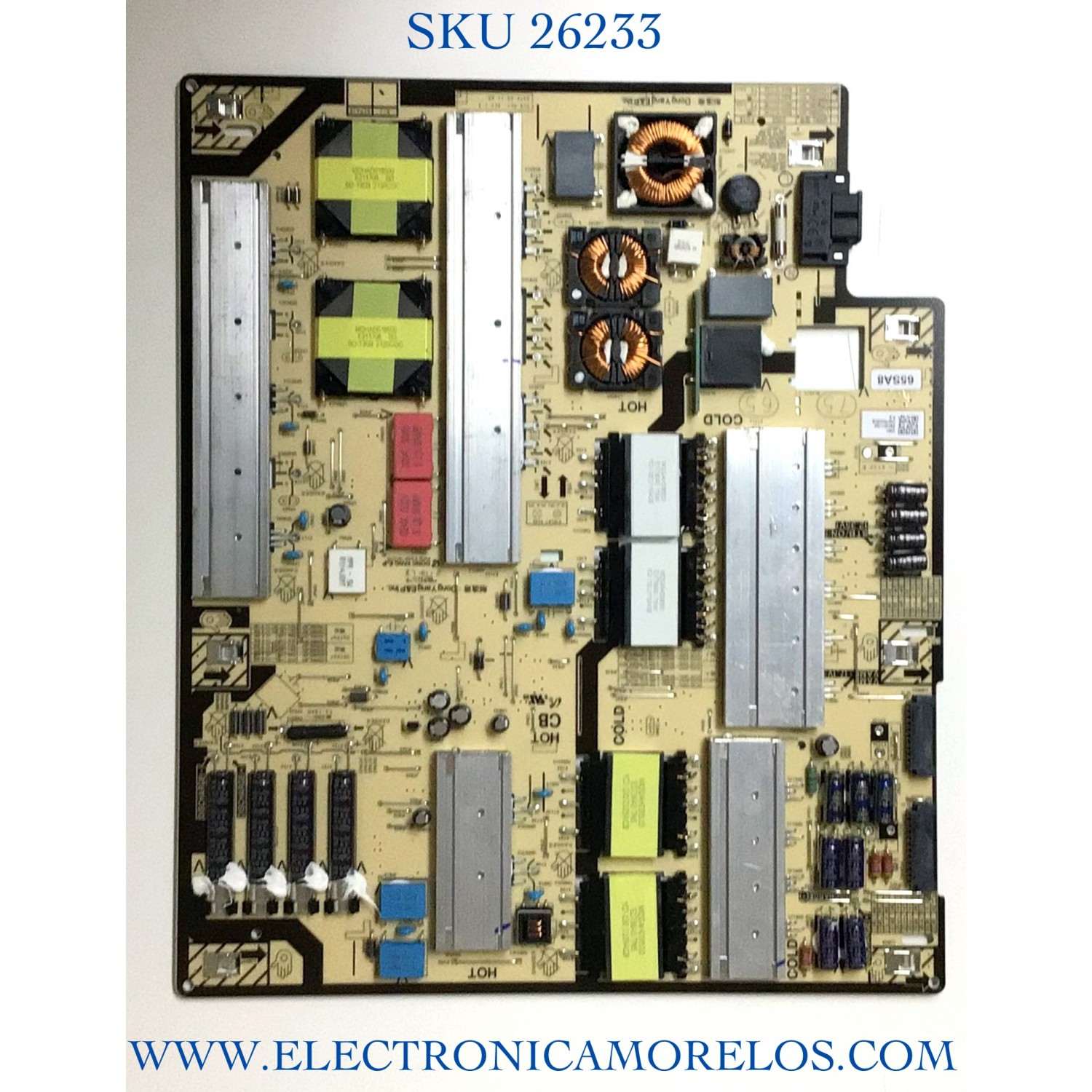 FUENTE PARA TV SAMSUNG NUMERO DE PARTE BN44-01115A / L65SA8NA_ADY / BN4401115A / PANEL CY-TA065FMEV5H / MODELO QN65QN85AAFXZA BF03 / QN65QN85AAFXZA / QN65QN85AAF