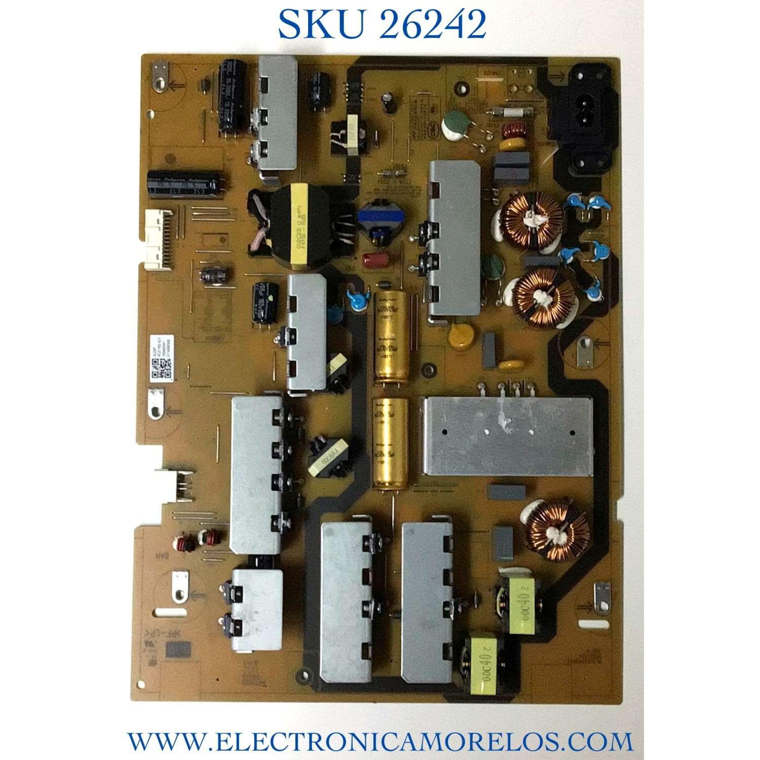 FUENTE DE PODER PARA TV SONY 4K UHD HDR SMART TV / NUMERO DE PARTE 1-004-423-41 / 100442341 / AC21162-5LF / B55D-324 / AC21162 / PANEL'S YSBM065CNO11 / YDBM065CCS11 / MODELOS KD-65X80J / KD65X80J / KD-65X85J / KD65X85J