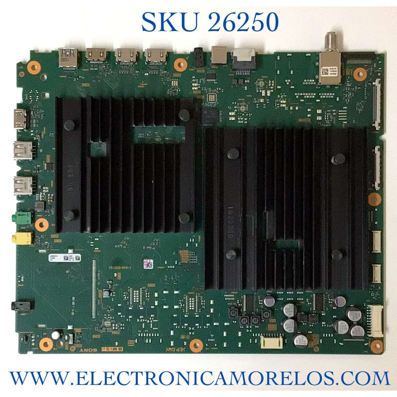 MAIN PARA TV SONY OLED 4K HDR (ANDROID) SMART TV / NUMERO DE PARTE A-502-6207-A 534 / A5026207A 534 / A5026207A / 1-010-522-31 / PANEL YDB0065UNG01 / MODELO XR-65A80J / XR65A80J