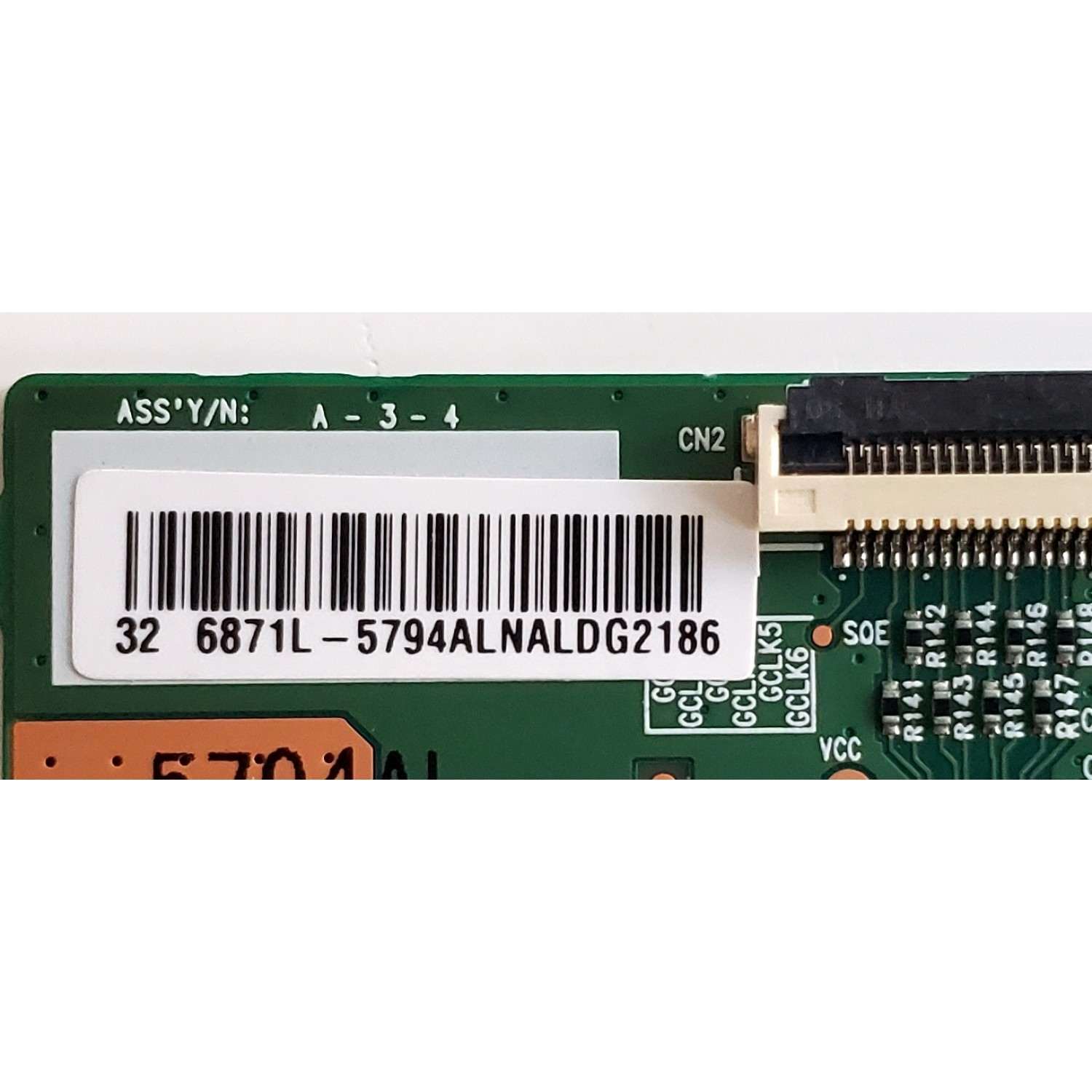 T-CON PARA TV LG / NUMERO DE PARTE 6871L-5794A / 6870C-0442B / 5794A / PANEL HC320DXN-SLXL1-9141 / MODELO 32LQ630BPUA / 32LQ630BPUA.BUSZLJM - Imagen 2