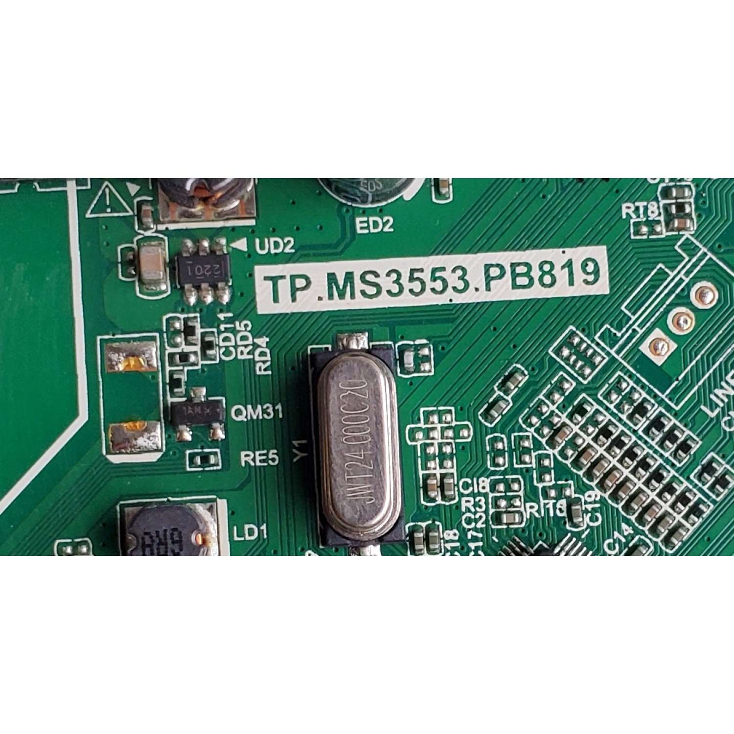 MAIN FUENTE ((COMBO)) PARA TV ELEMENT / NUMERO DE PARTE 260104016670 / TP.MS3553.PB819 / E203640 / 2605634A0 / DISPLAY PT320AT03-1 VER.1.9 / MODELO 32'' - Imagen 4