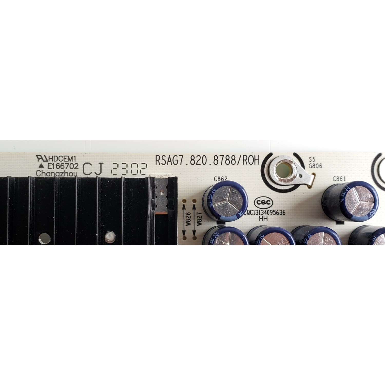 FUENTE DE PODER PARA TV HISENSE / NUMERO DE PARTE 313691 / RSAG7.820.8788/ROH / E166702 / HLL-5465WI / CQC13134095636 / PANEL HD650Y1U51-T0LG\SM\MCKD3A\ROH / DISPLAY T650QVN07.5 / MODELO 65A65K 65A53FUA - Imagen 3