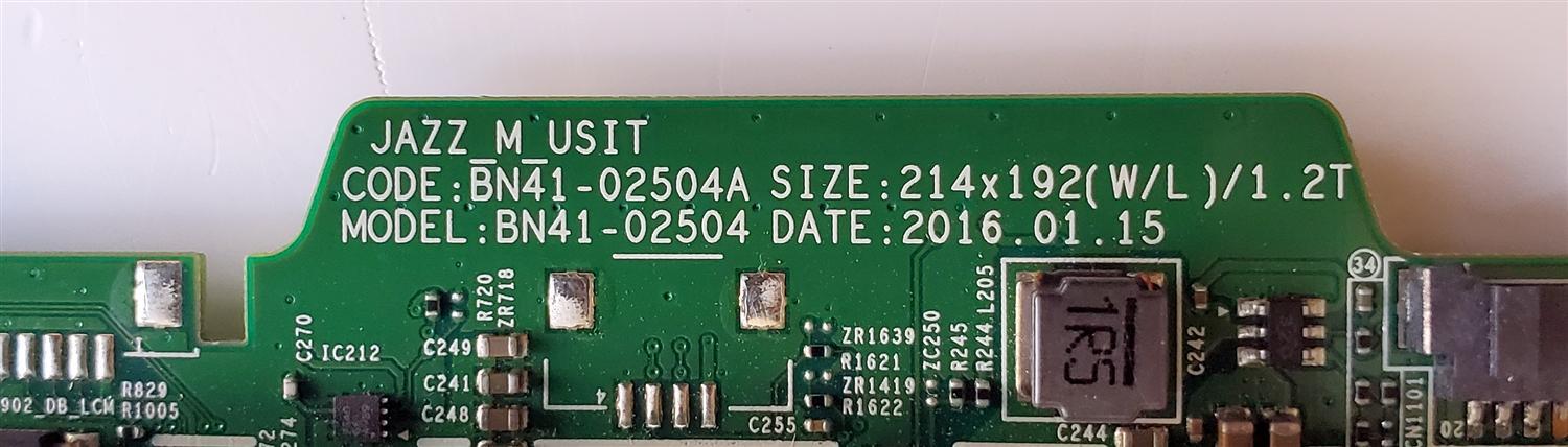 MAIN PARA TV SAMSUNG / NUMERO DE PARTE BN94-10752A / BN41-02504A / BN97-10623A / BN97-10625A / BN9410752A / PANEL CY-XK055FLLV3H / MODELOS UN55K6250 / UN55KS8500 / UN55K6250AFXZA FA01 / UN55KS8500FXZA AA02 / UN55KS8500FXZA FA01 - Imagen 2