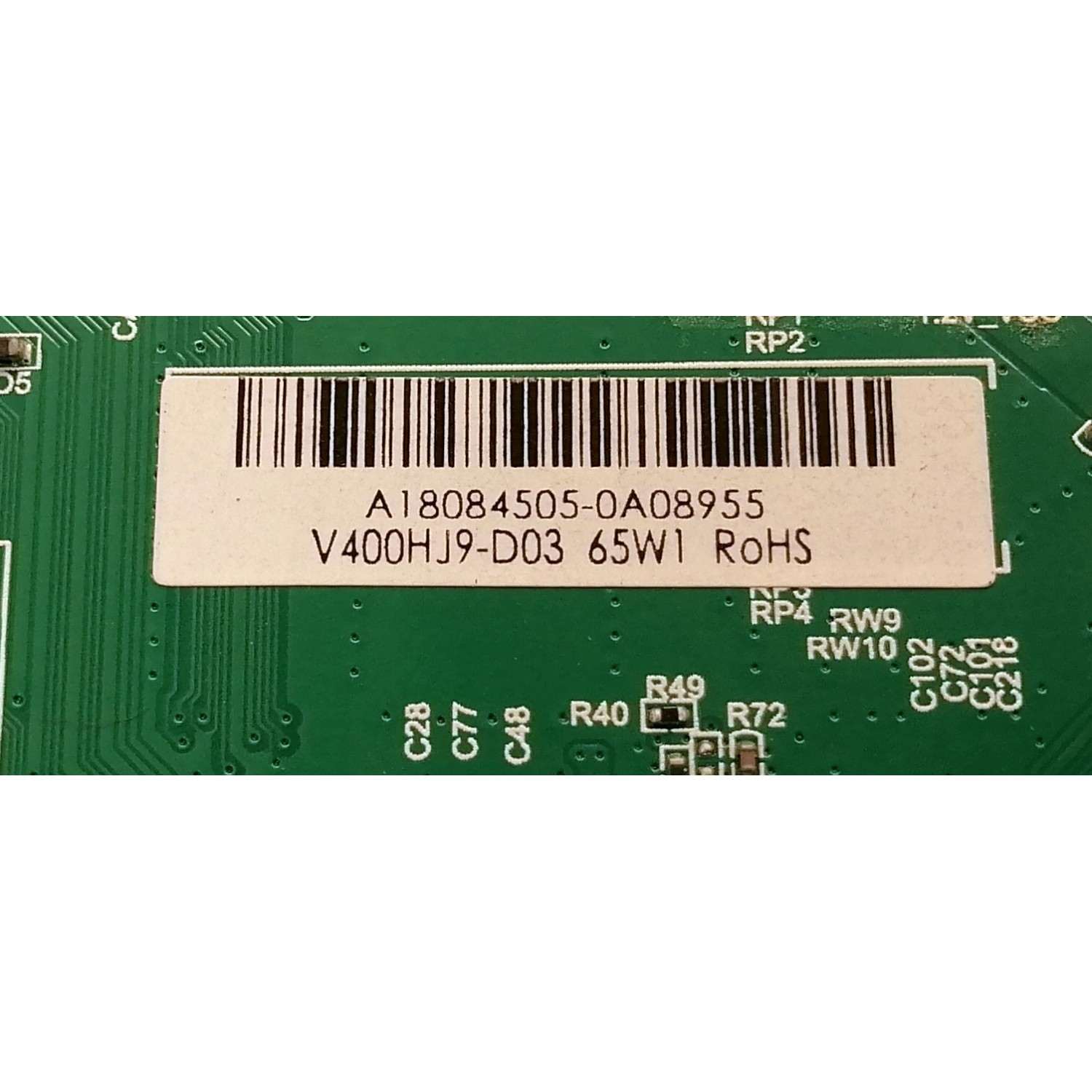 MAIN FUENTE COMBO PARA TV VIZIO ORIGINAL FHD SMARTCAST / NUMERO DE PARTE A18084505 / TP.MT5581.PB761 / V400HJ9-D03 / AWLM99GCGRA0007WF10000 / 191E24526B / DISPLAY V400HJ9-D03 / MODELO D40F-J09 LINID4MX - Imagen 2